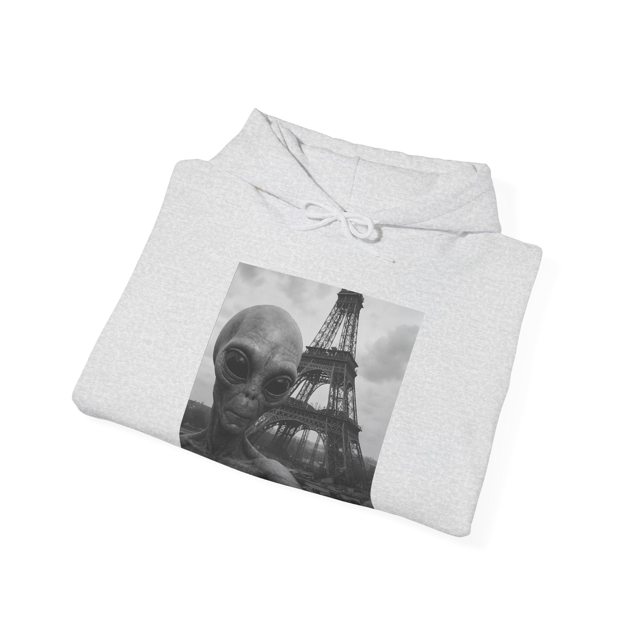 Viringee Alien Paris Hoodie - Unisex Heavy Blend Sweatshirt