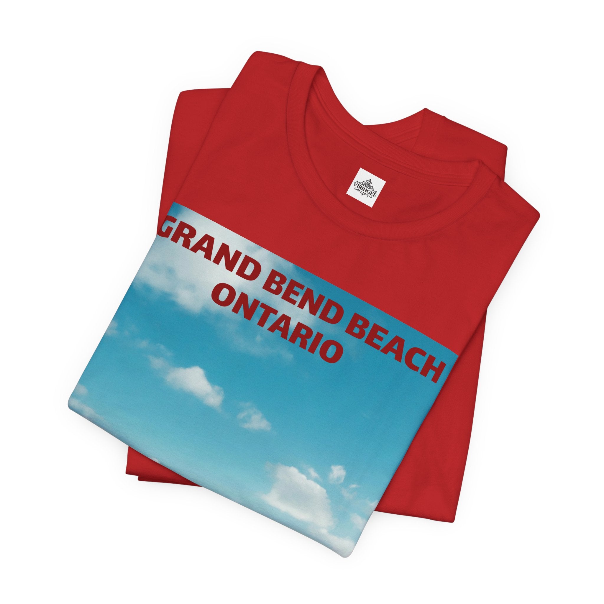Viringee Grand Bend Beach Ontario Unisex Jersey Beach Tee