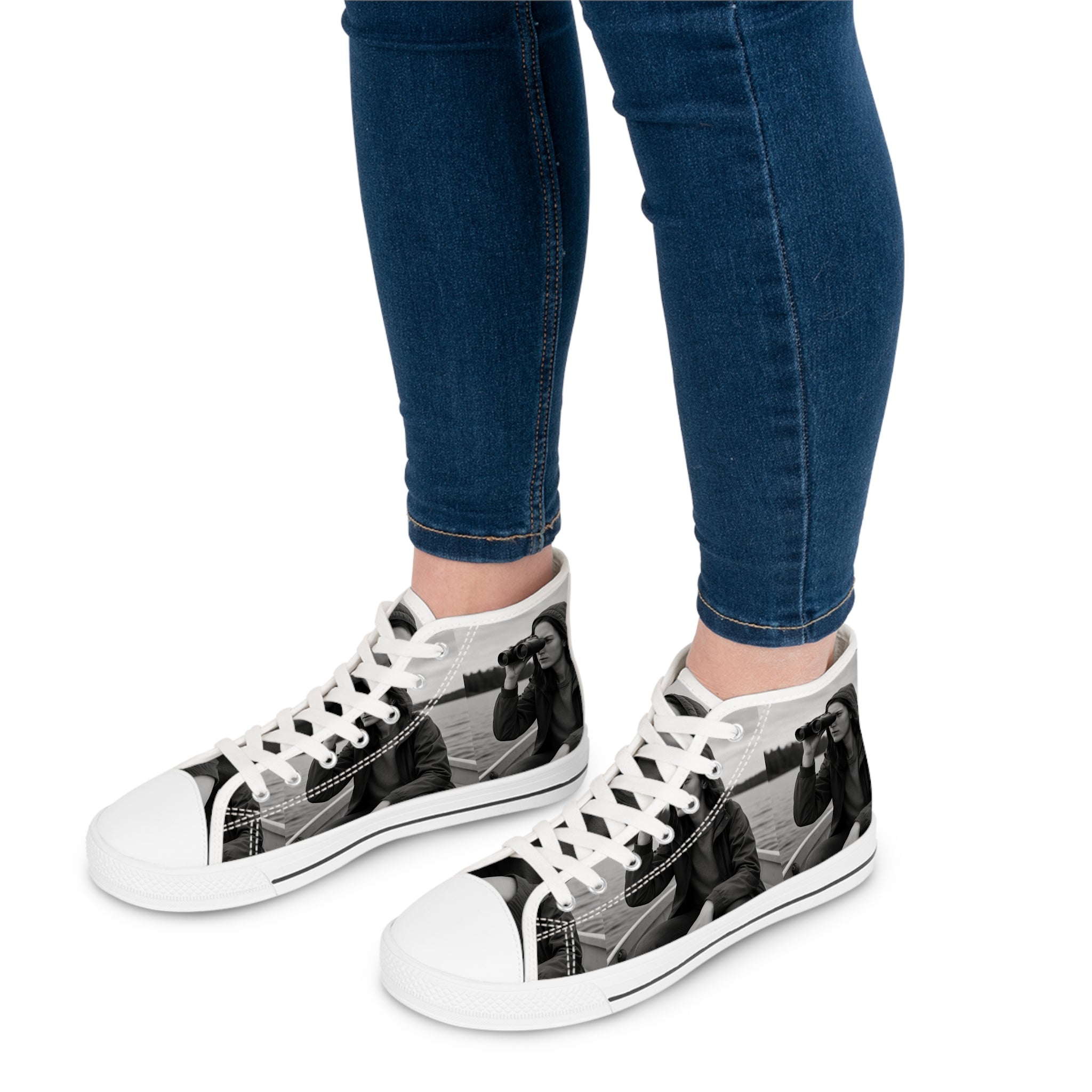 Viringee Focus on the Horizon High Top Sneakers for the adventurous woman