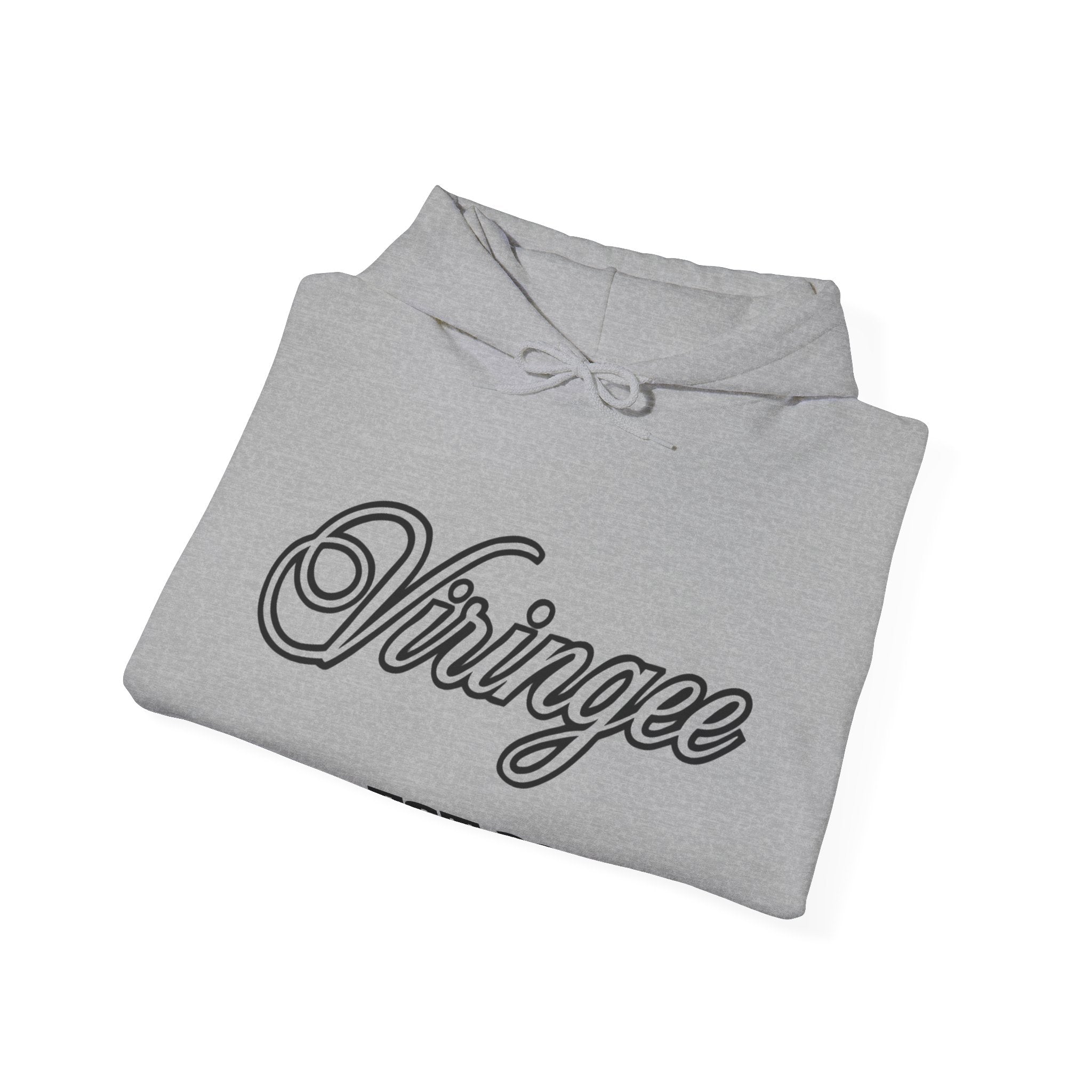 Viringee Analog Back Script Hoodie