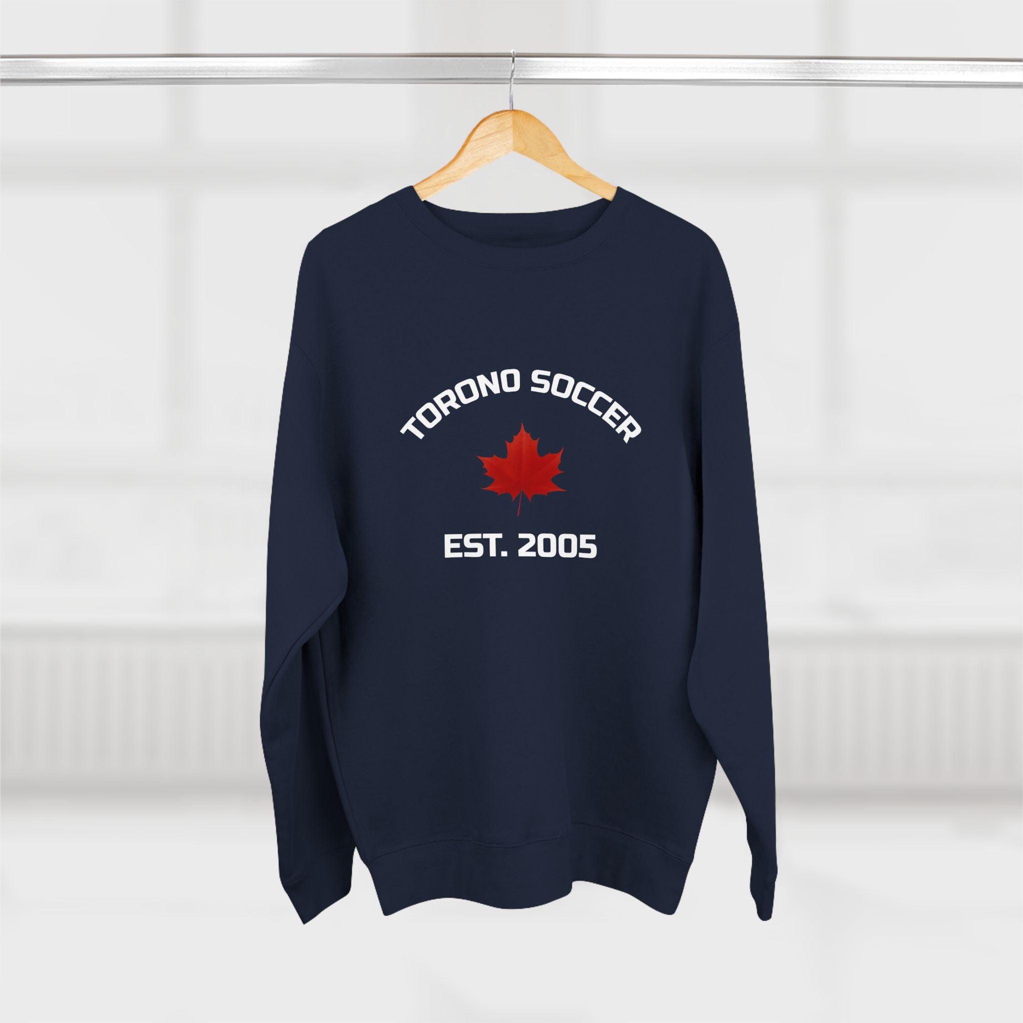 Viringee Toronto Soccer Graphic Unisex Crewneck Sweatshirt