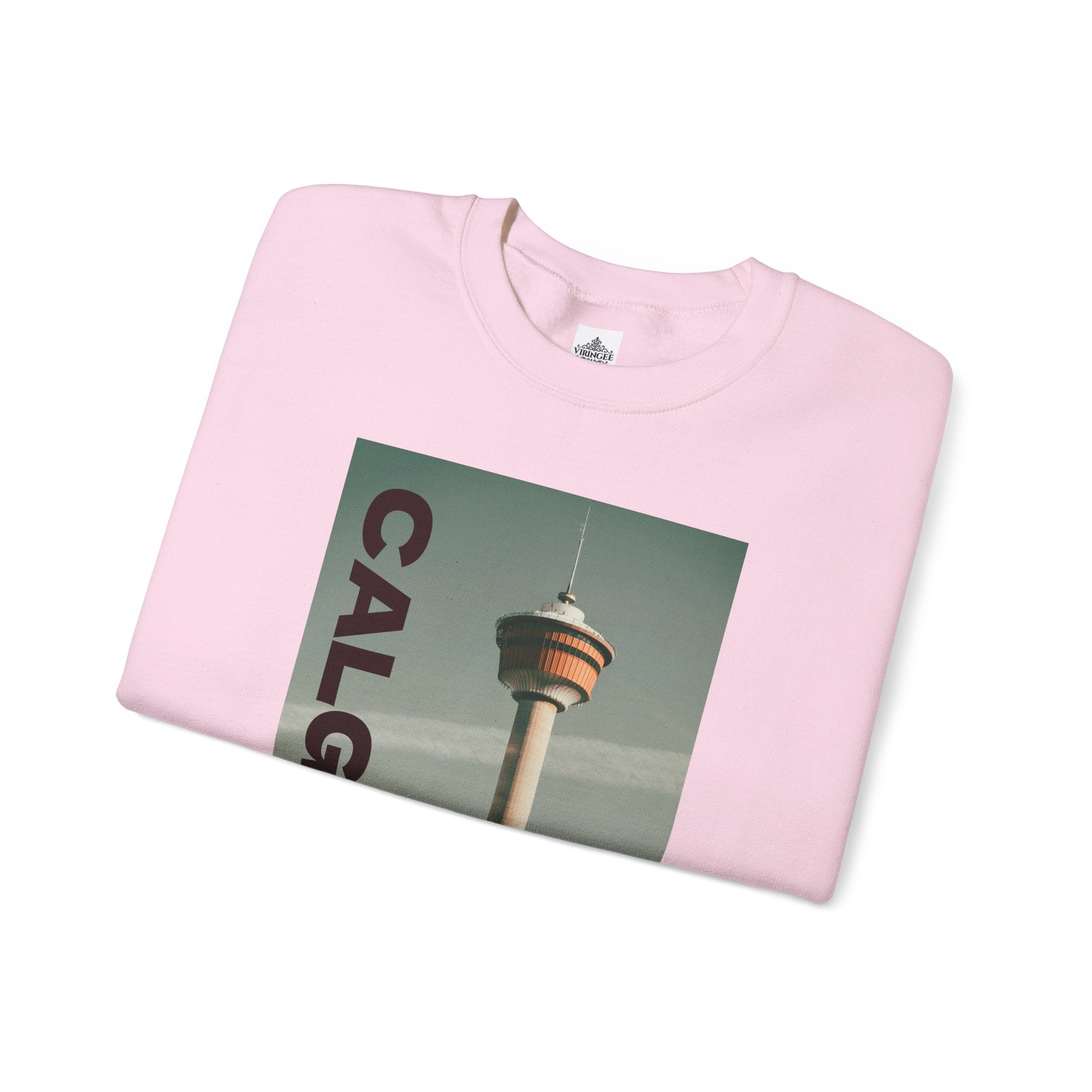 Viringee Calgary Tower Crewneck Sweatshirt