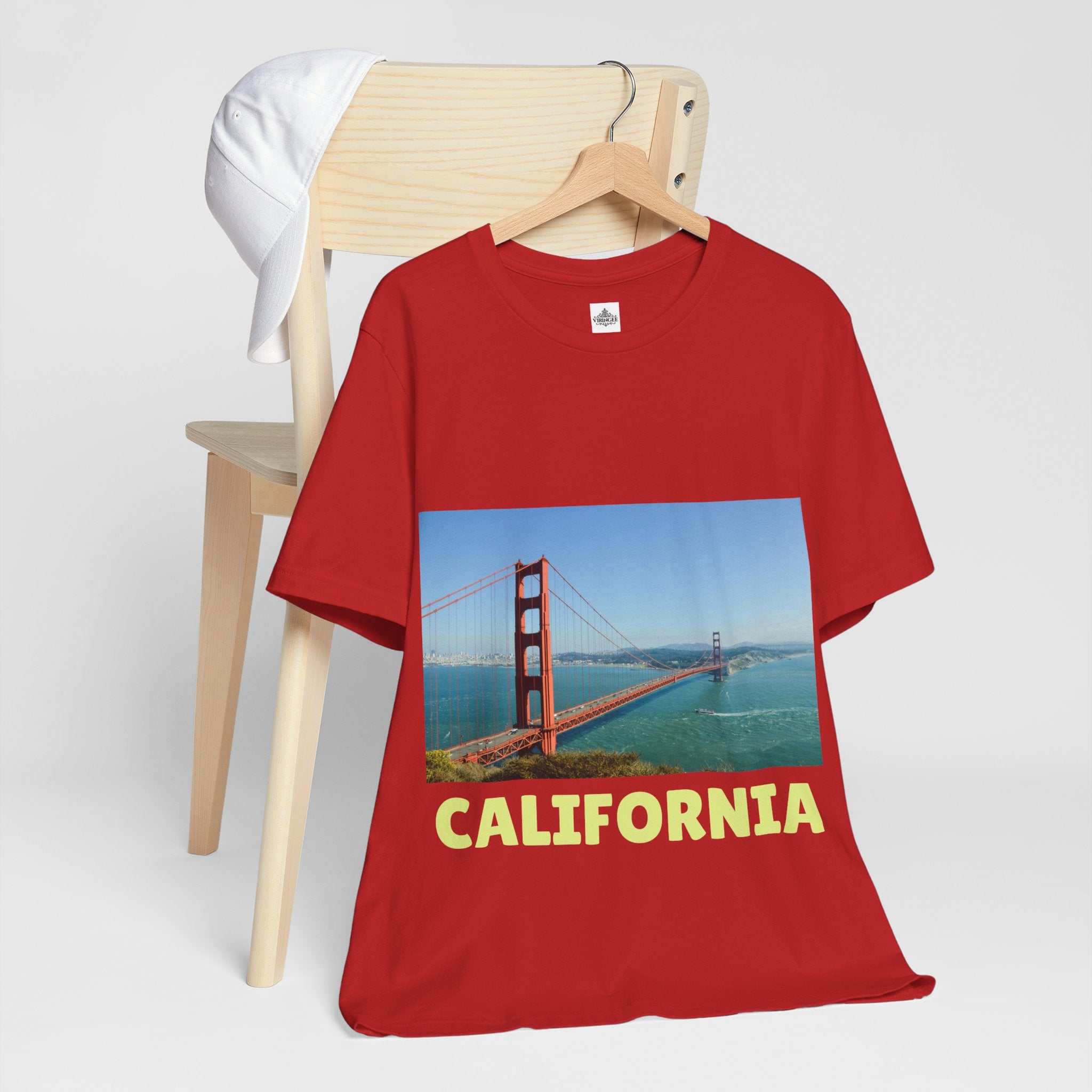 Viringee California Golden Gate Bridge Graphic T-shirt