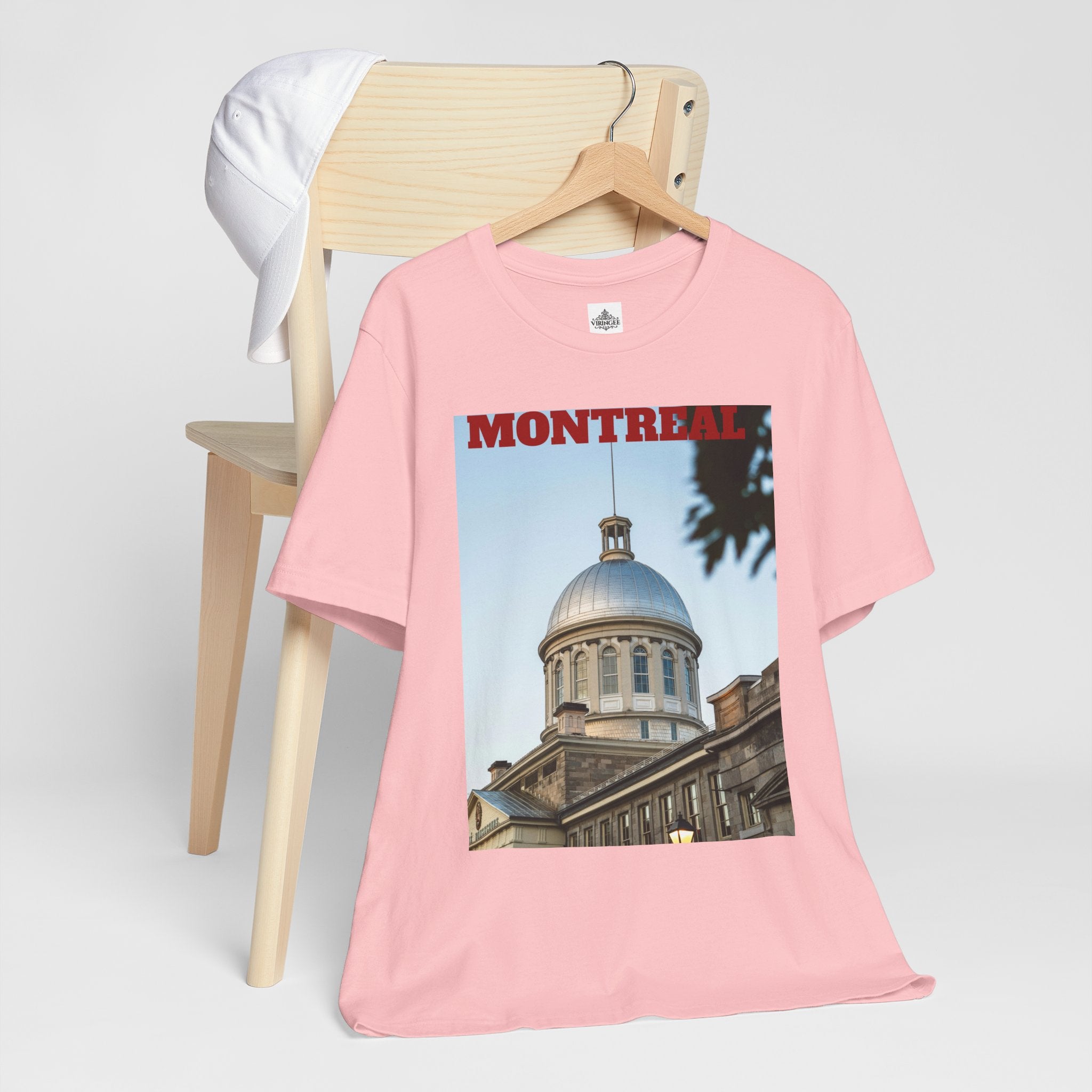 Unisex Old Montreal vintage T-shirt with city graphic