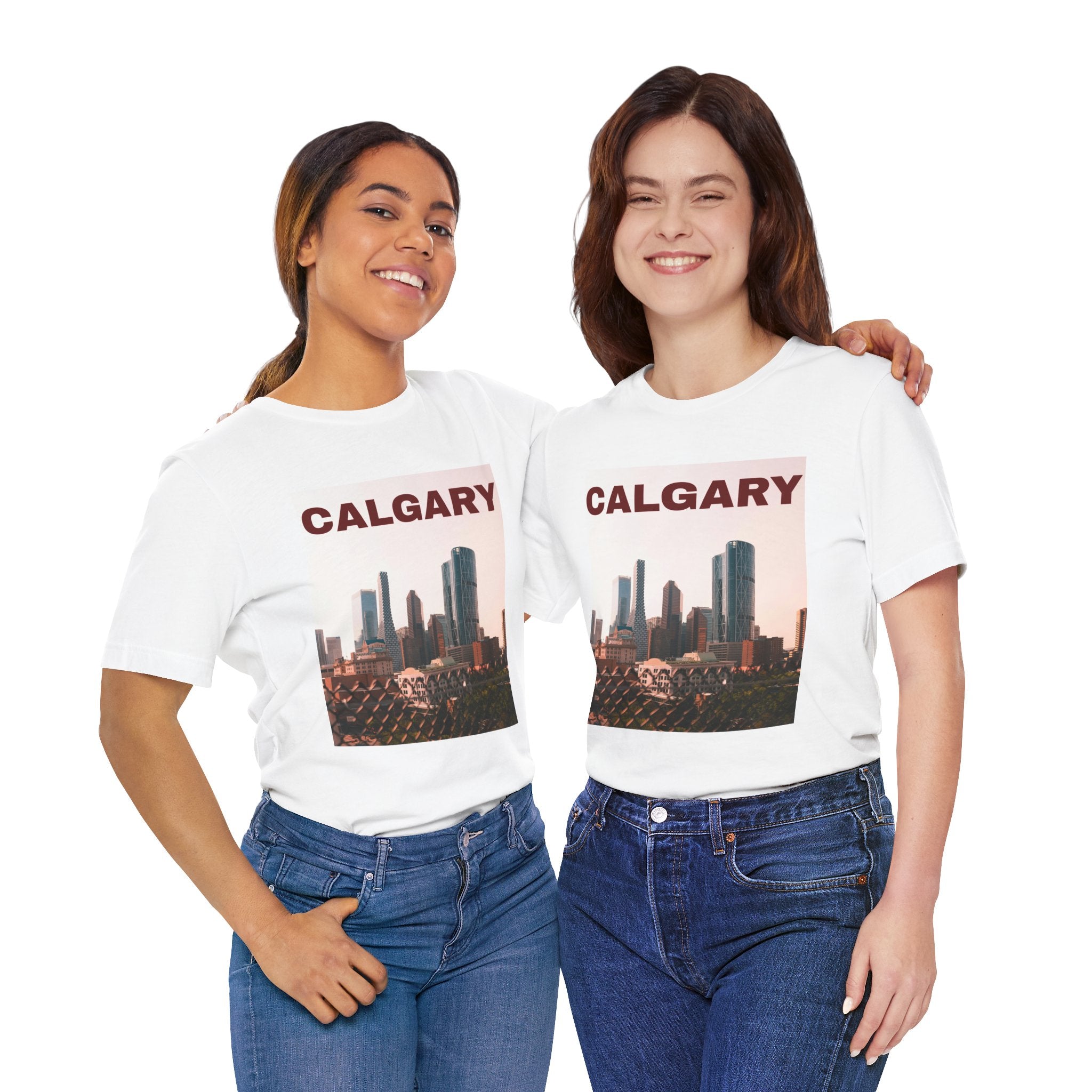 Viringee Calgary Skyline Unisex Tee