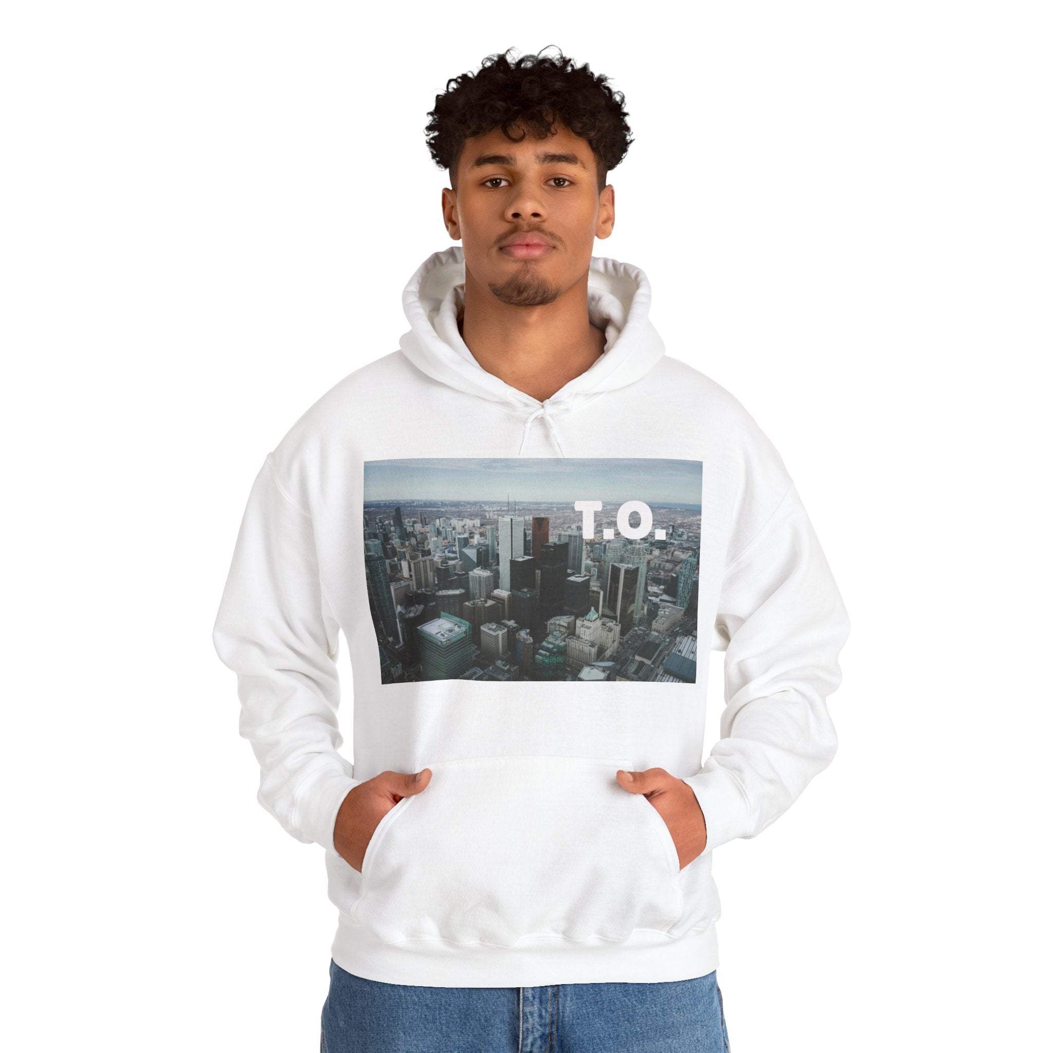 Viringee Toronto T.O. Urban Skyline Unisex Hoodie