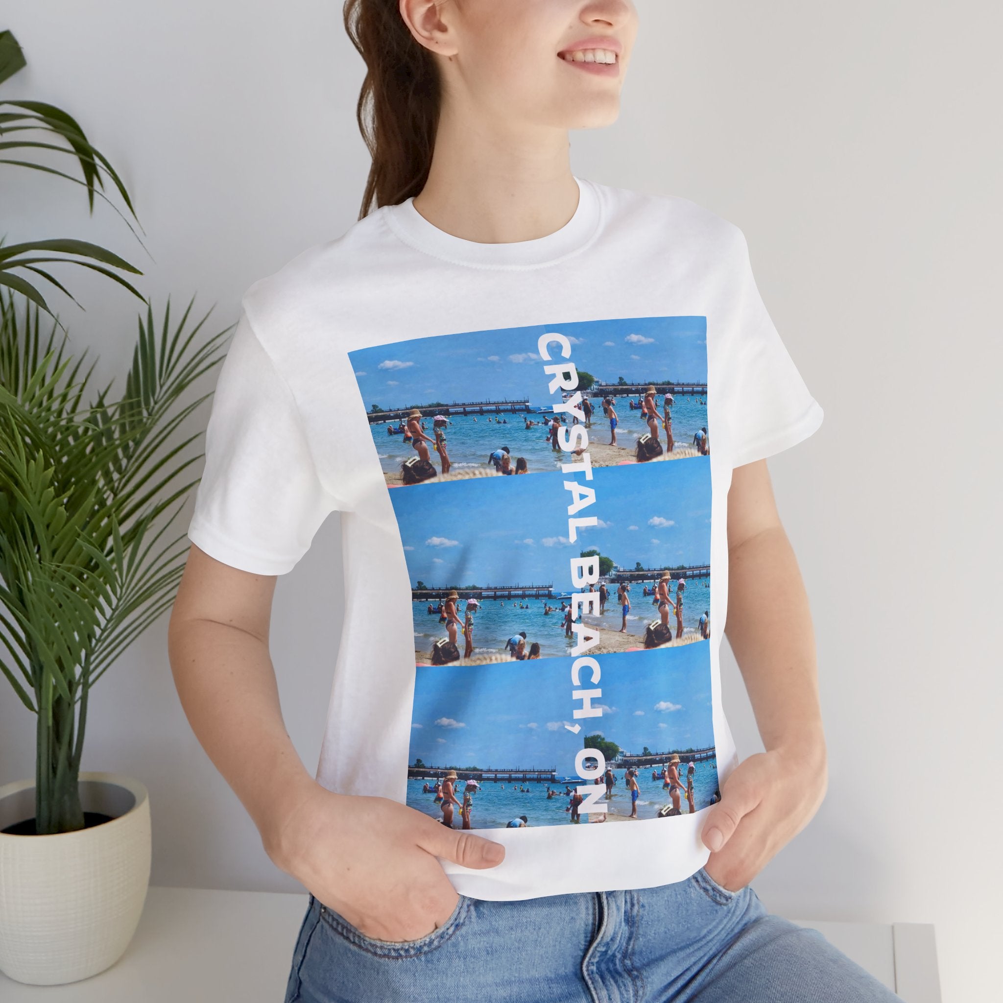 Viringee unisex Crystal Beach graphic tee Ontario