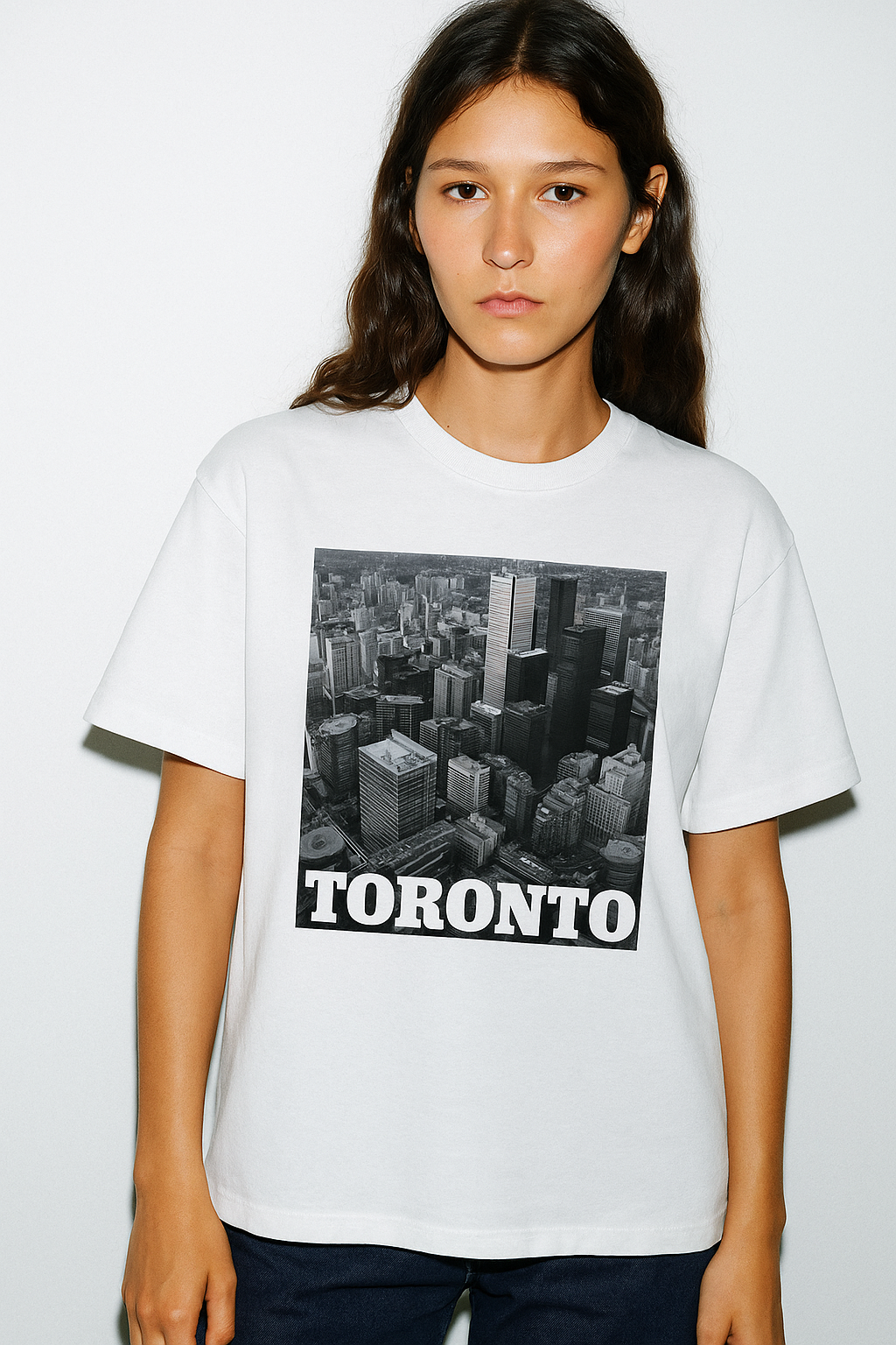 Viringee Downtown Toronto Skyline Unisex T-shirt