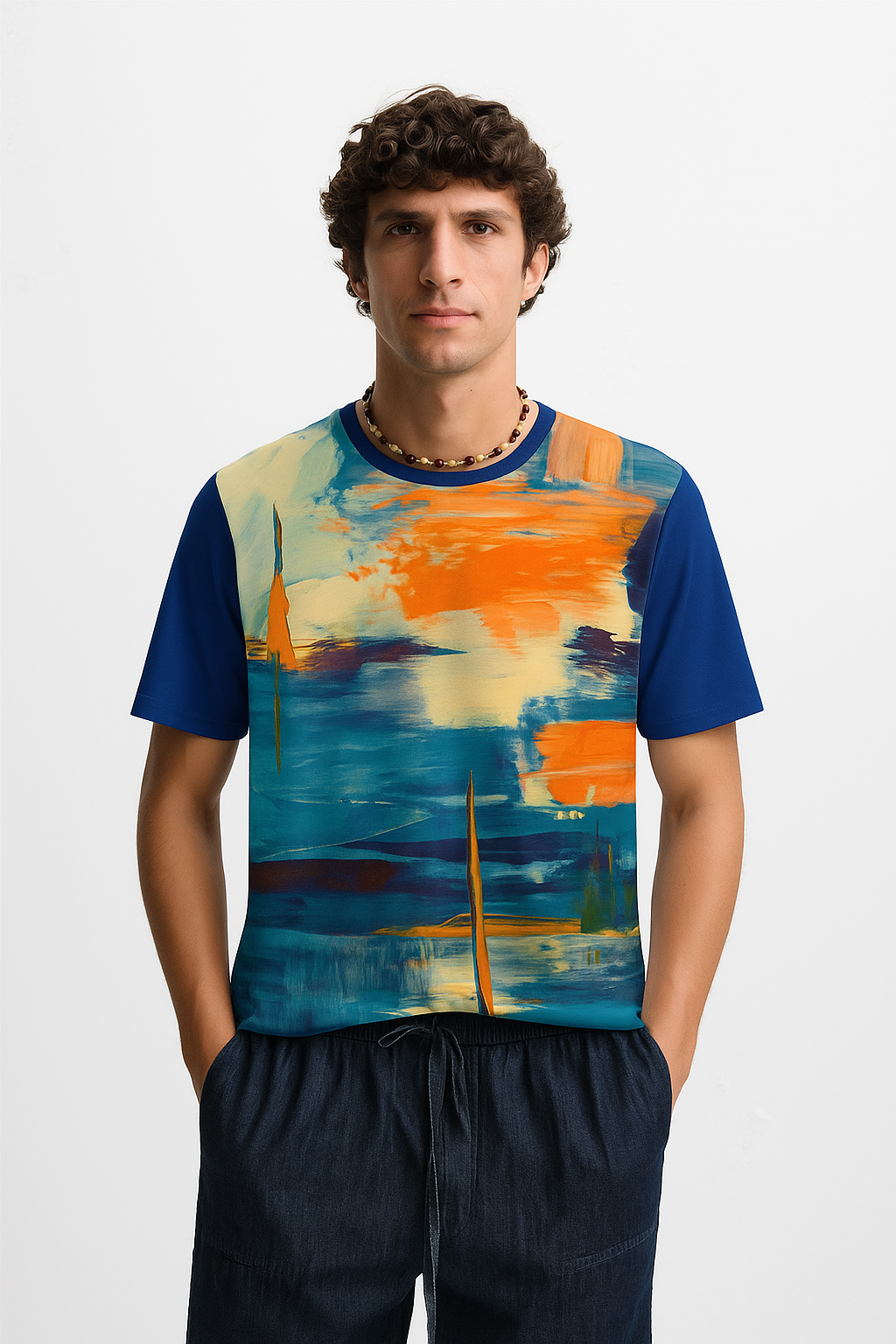 Viringee Chromatic Pulse Art Unisex Tee