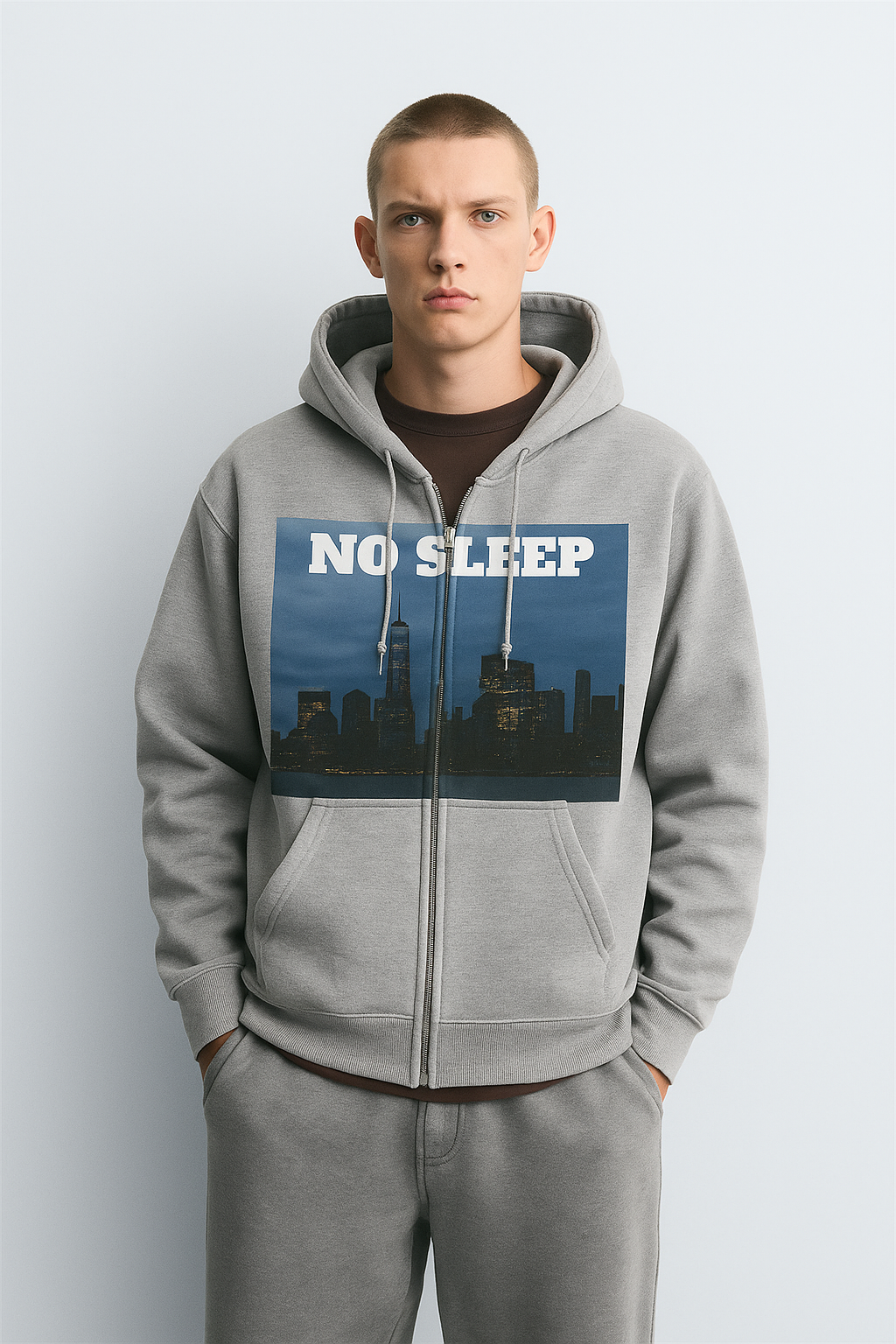 Viringee NYC Urban Explorer Full Zip Hoodie