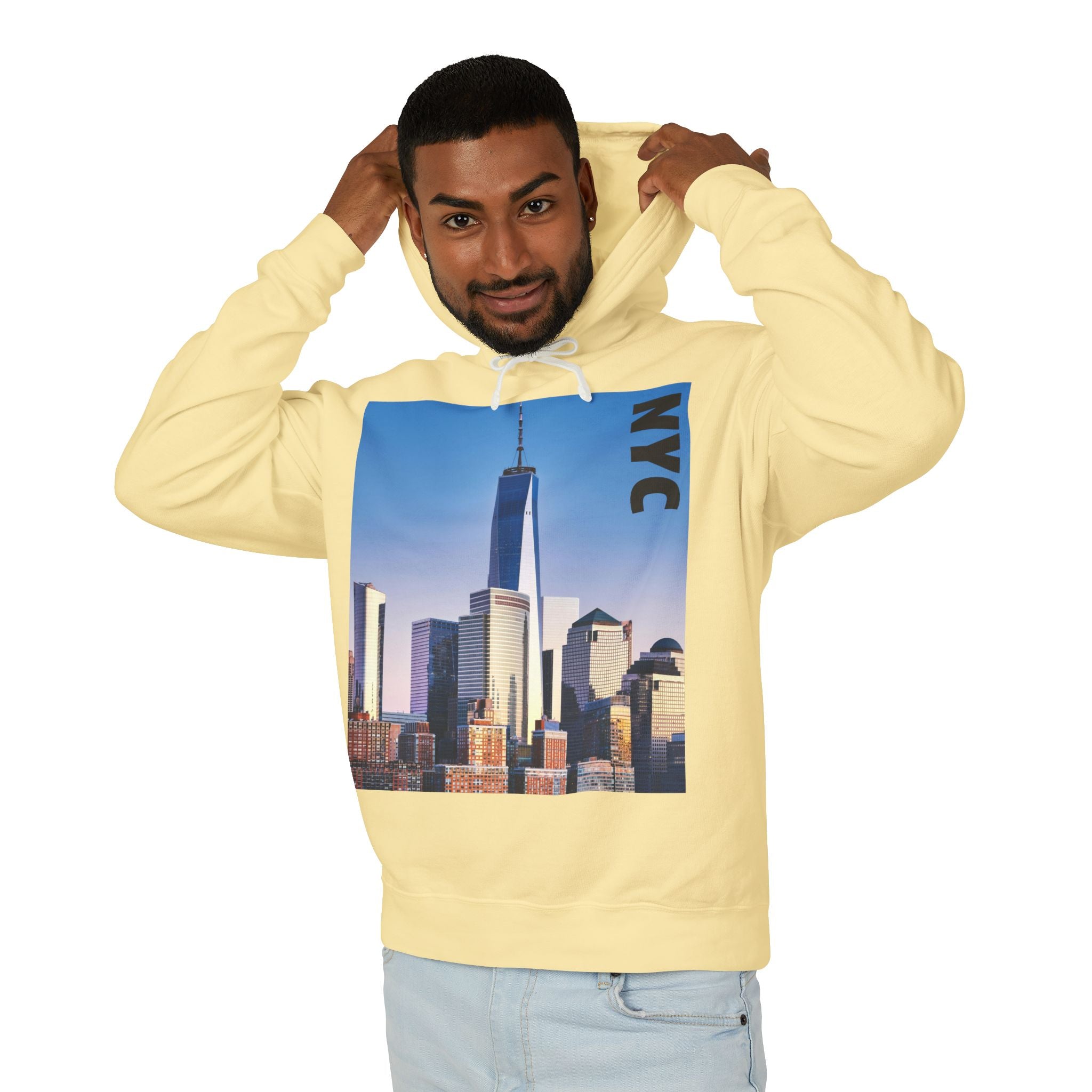 Viringee NYC Skyline Unisex Hooded Sweatshirt