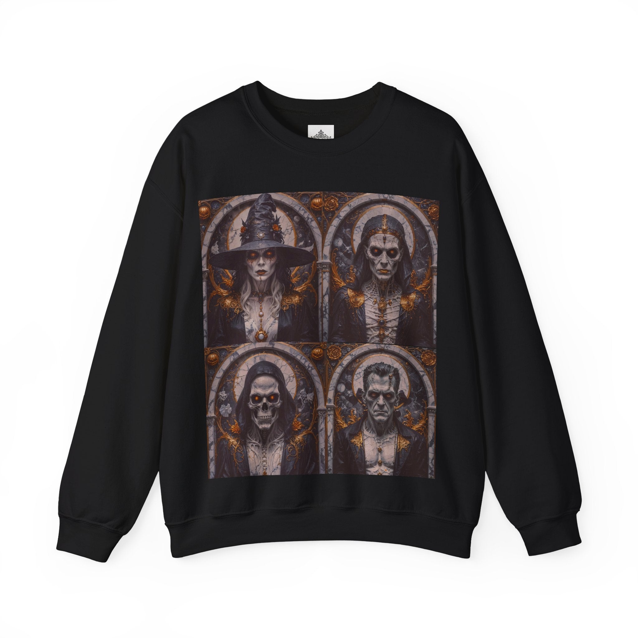 Viringee Gothic Art Halloween Crewneck Sweatshirt