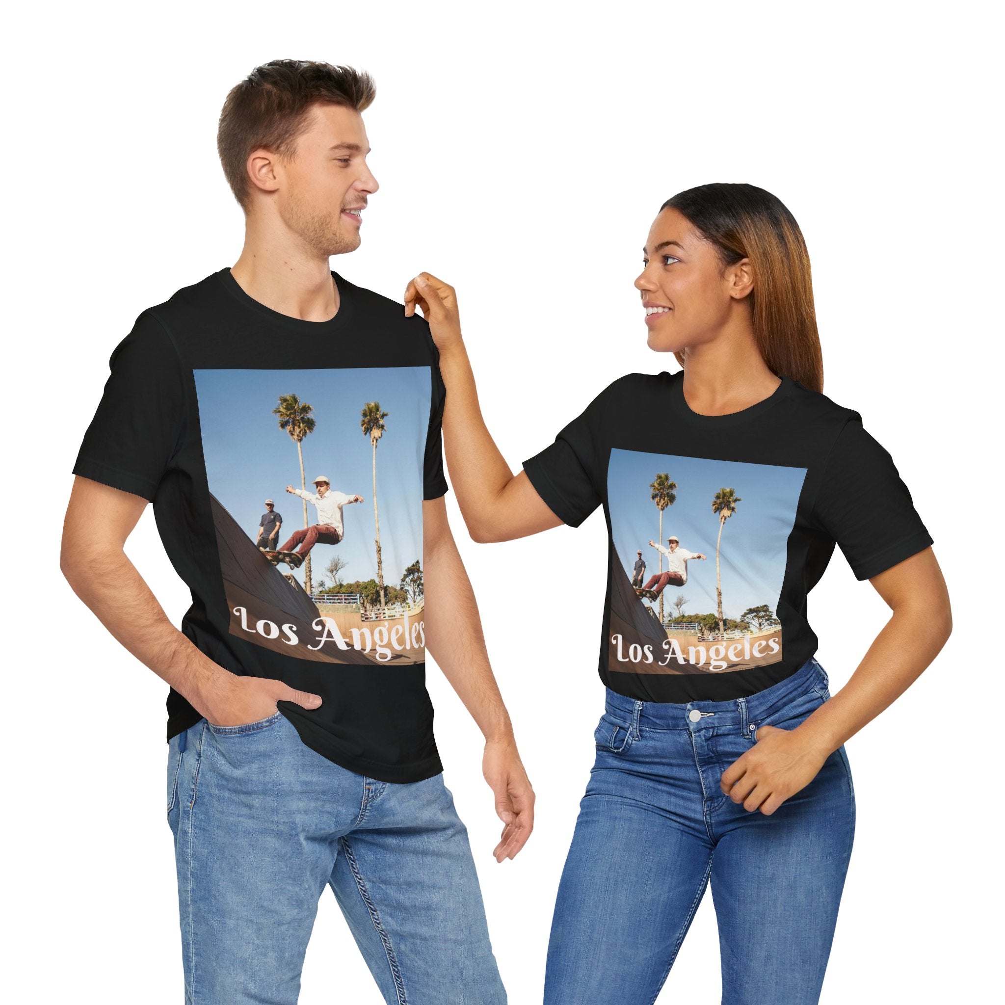 Viringee Los Angeles Skate Vibe Unisex Premium T-Shirt