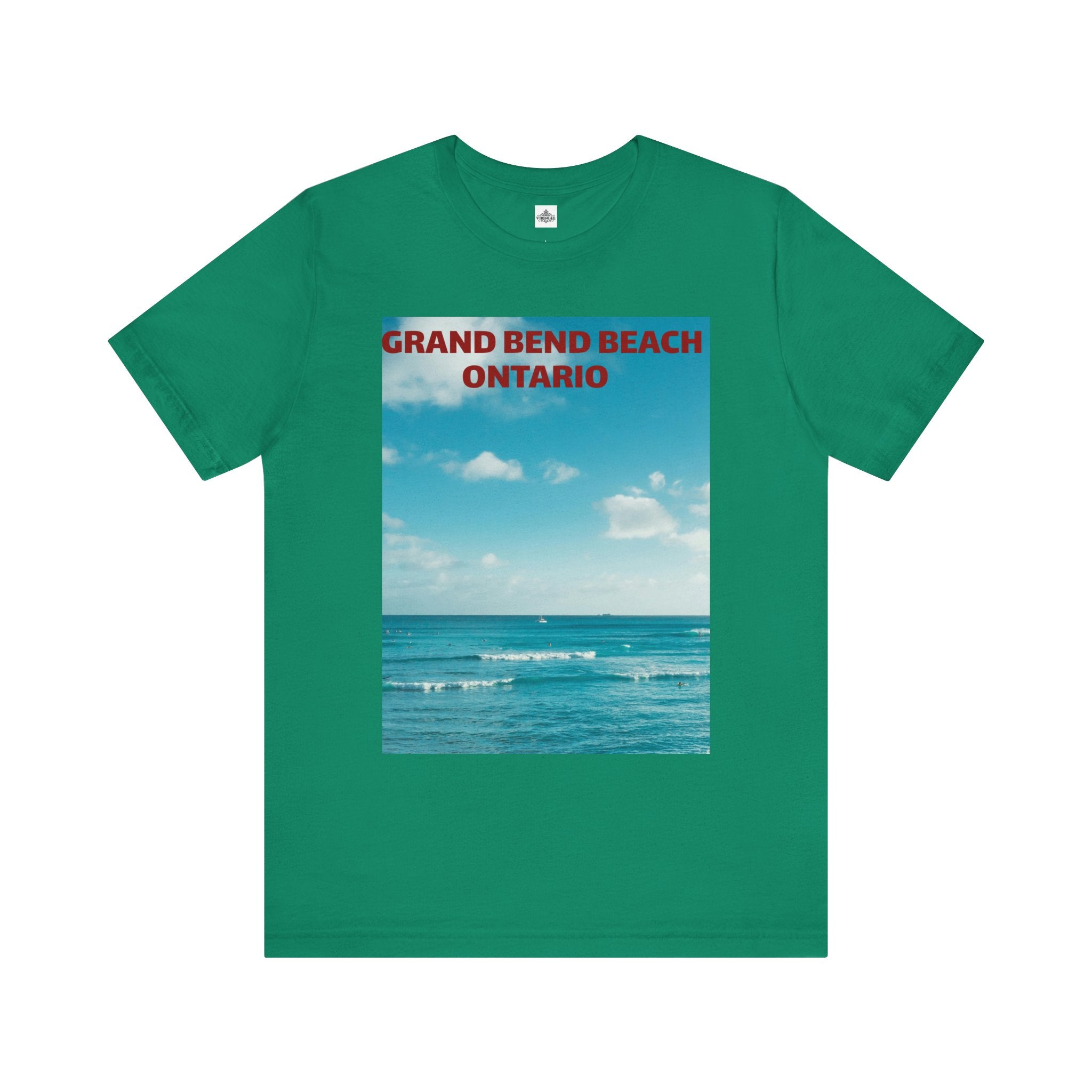 Viringee Grand Bend Beach Ontario Unisex Jersey Beach Tee