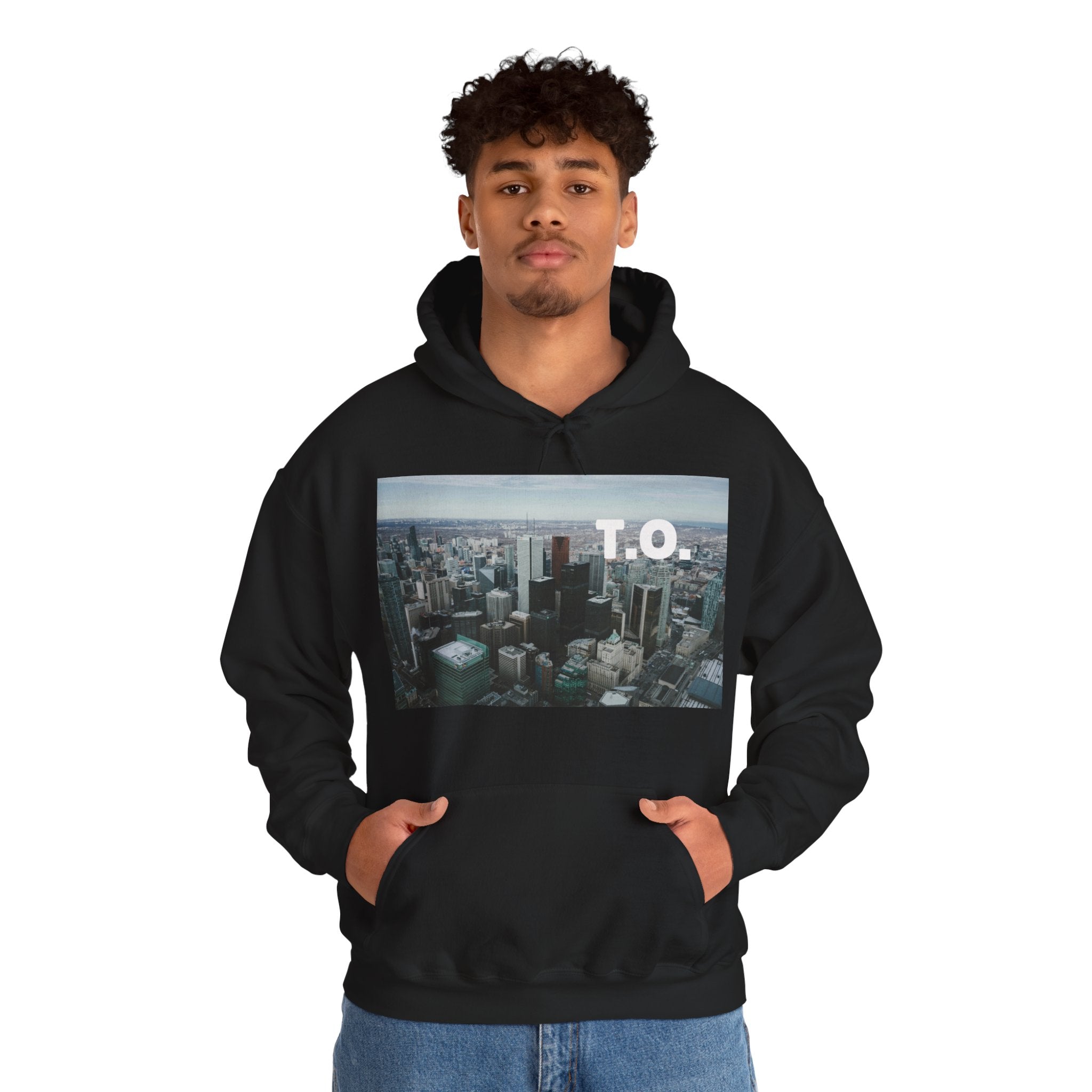 Viringee Toronto T.O. Urban Skyline Unisex Hoodie