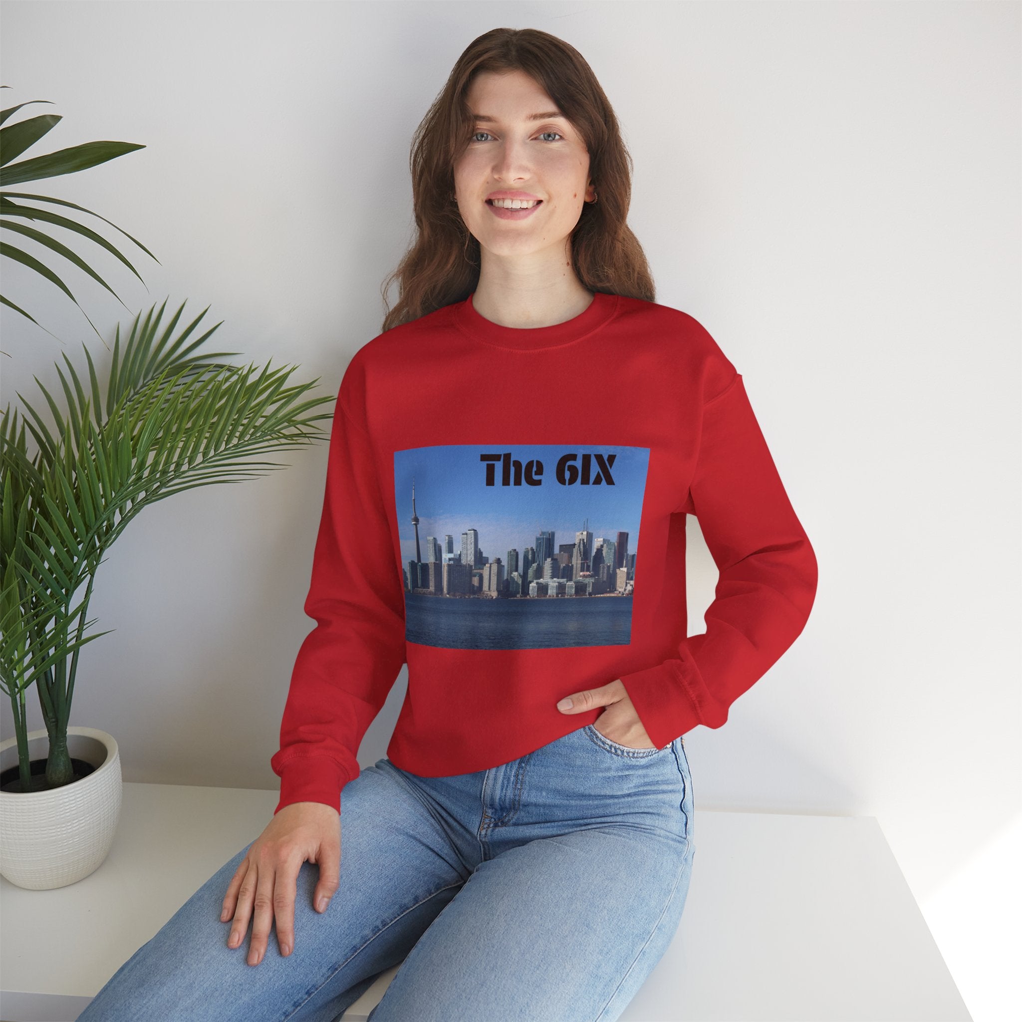Viringee Toronto Skyline Unisex Crewneck Sweatshirt