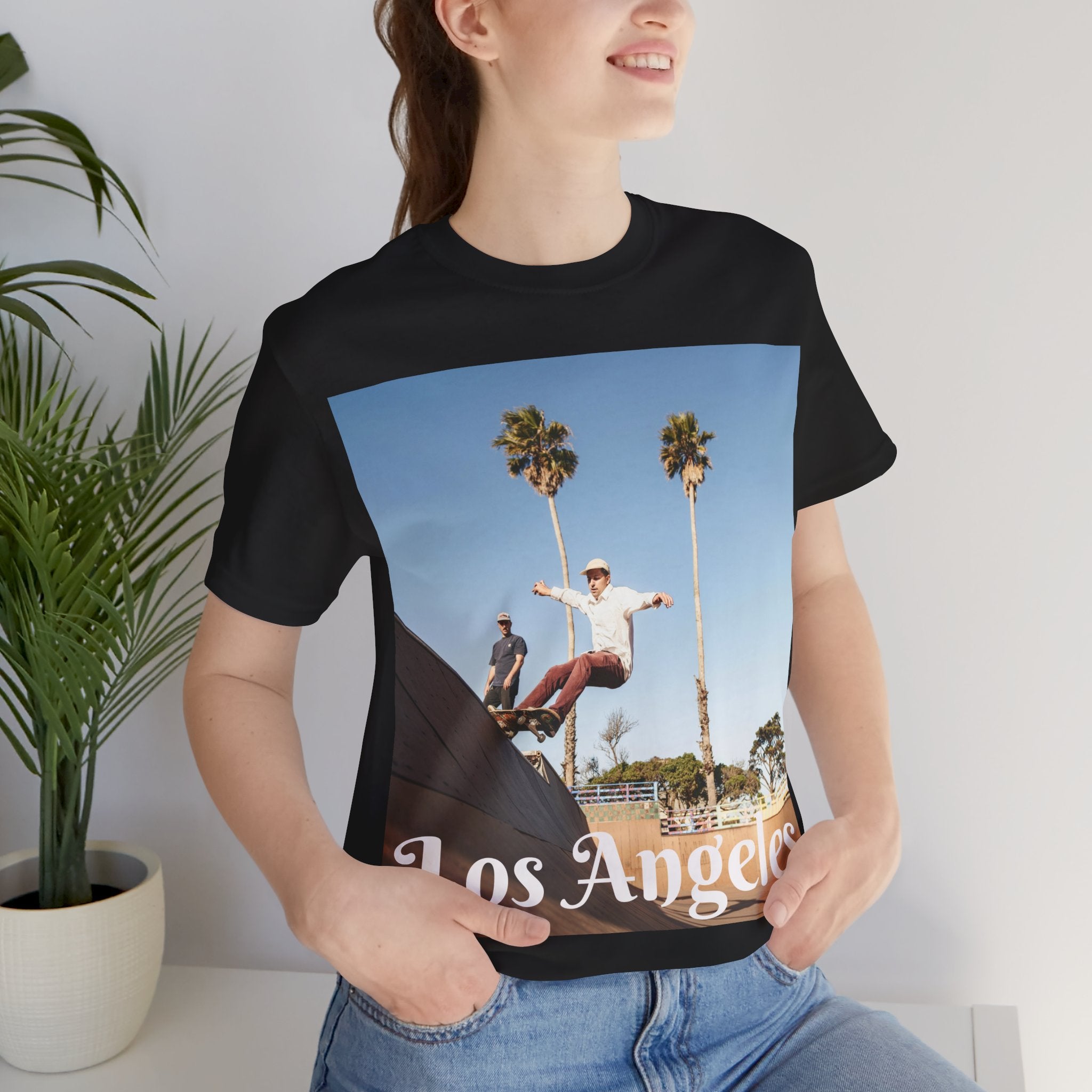 Viringee Los Angeles Skate Vibe Unisex Premium T-Shirt