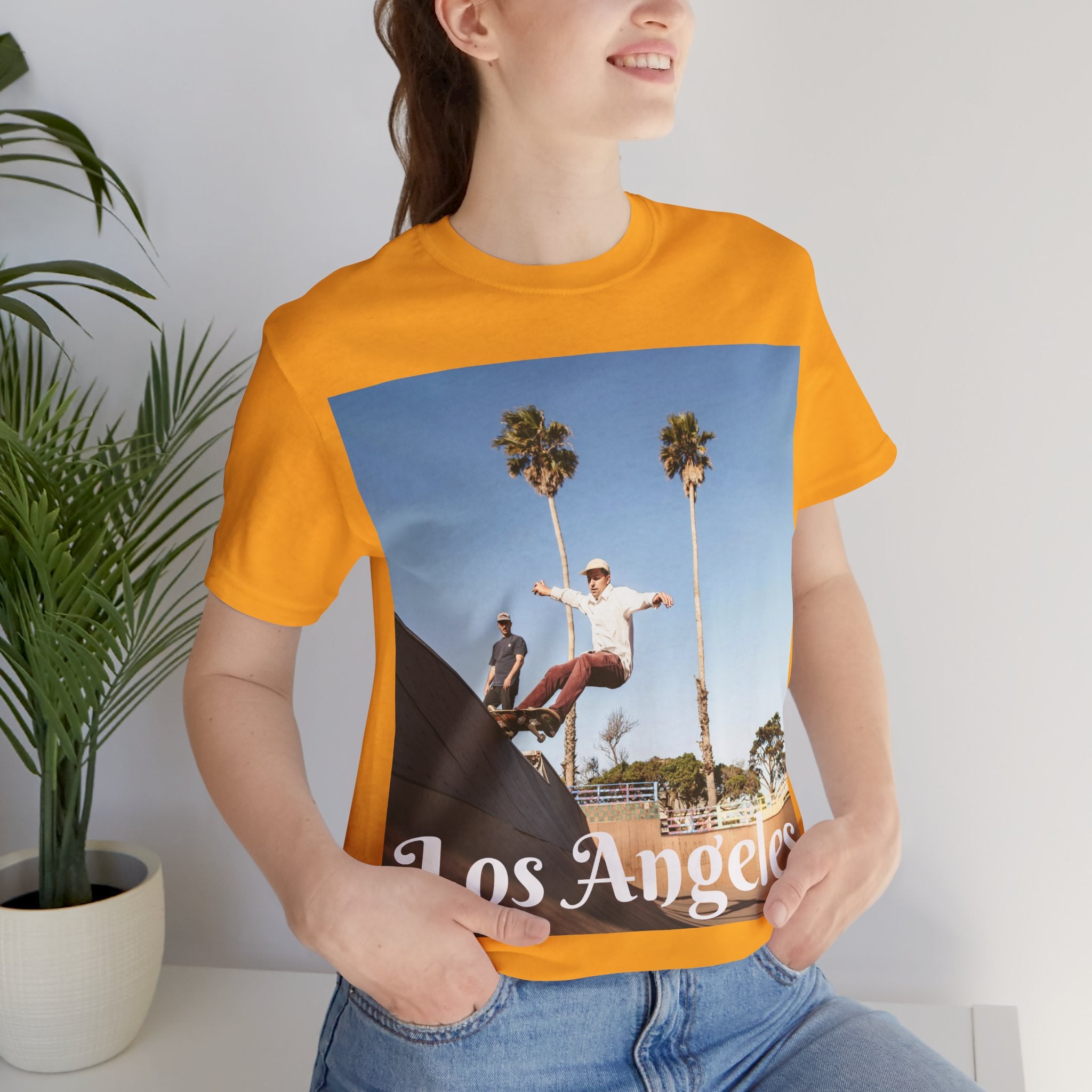 Viringee Los Angeles Skate Vibe Unisex Premium T-Shirt