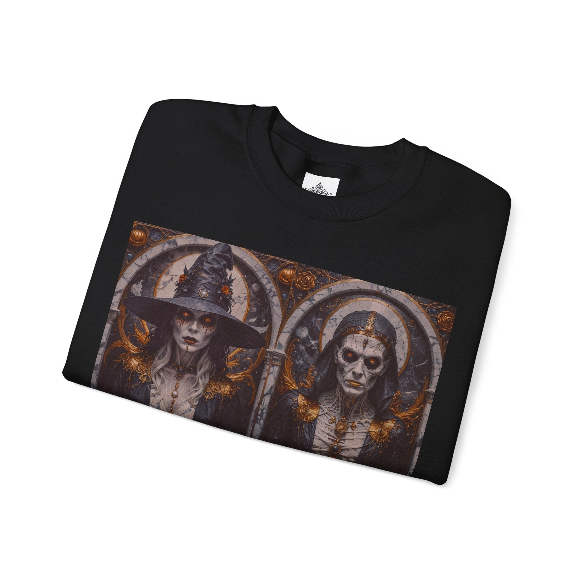 Viringee Gothic Art Halloween Crewneck Sweatshirt