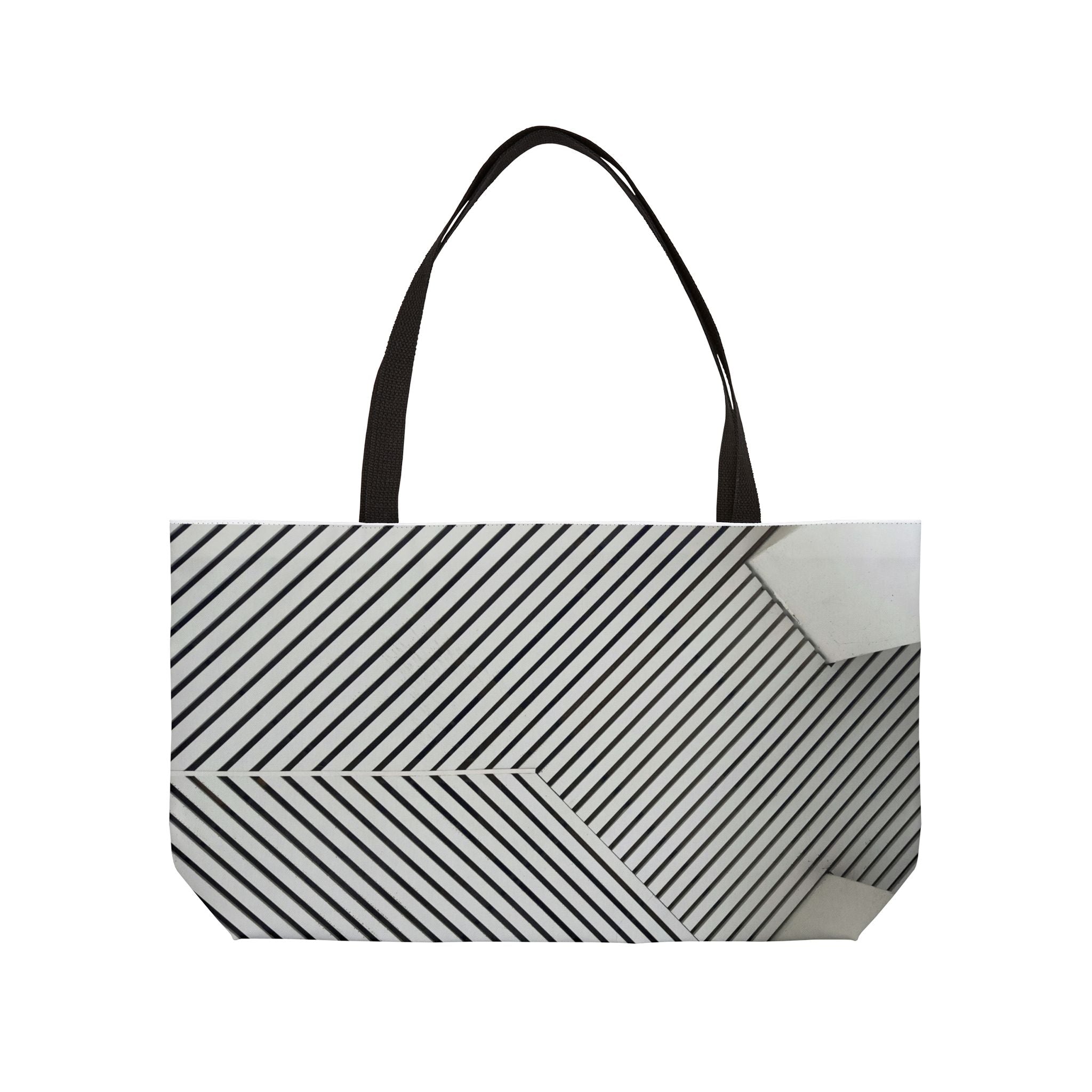 Viringee Striped Weekender Tote Bag