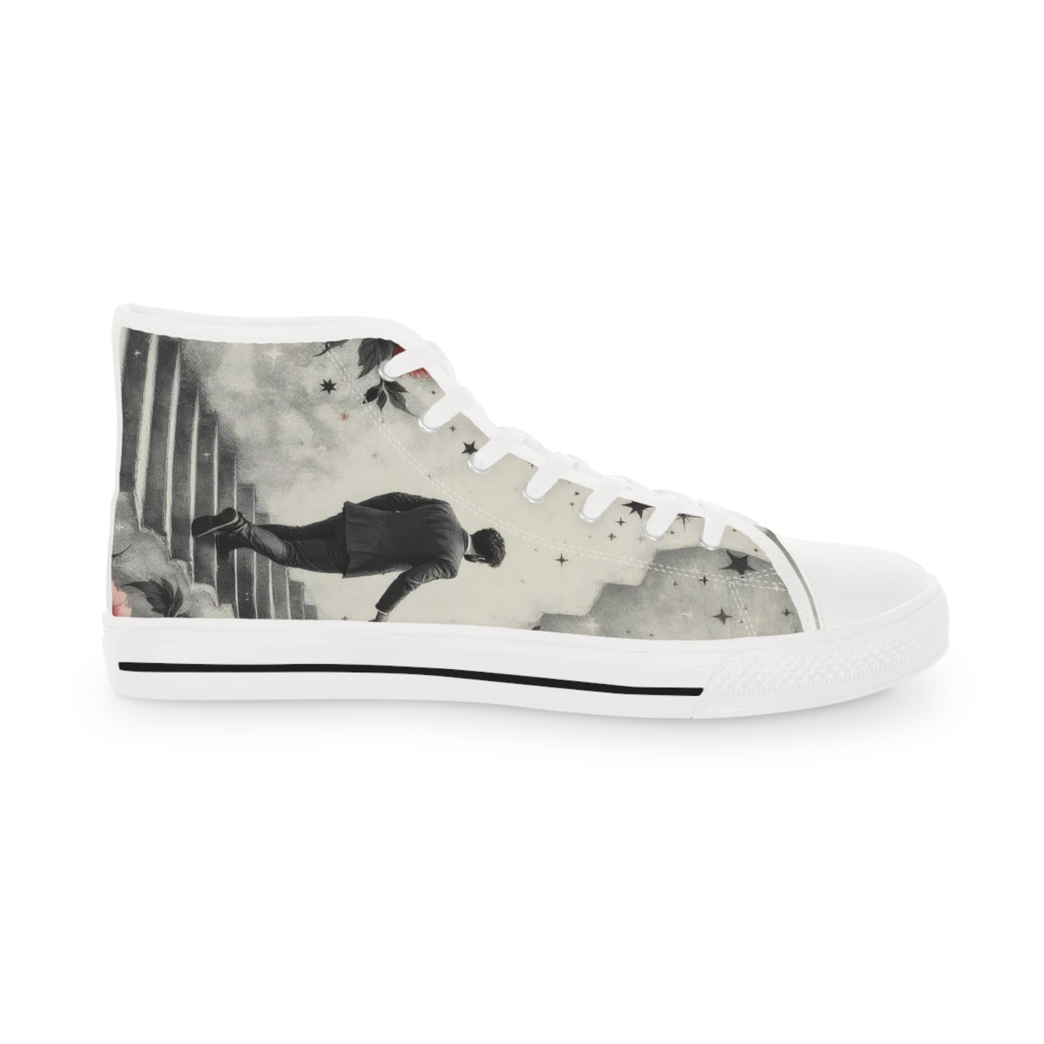 Viringee Mystic Stairways Classic High Top Sneakers for Men