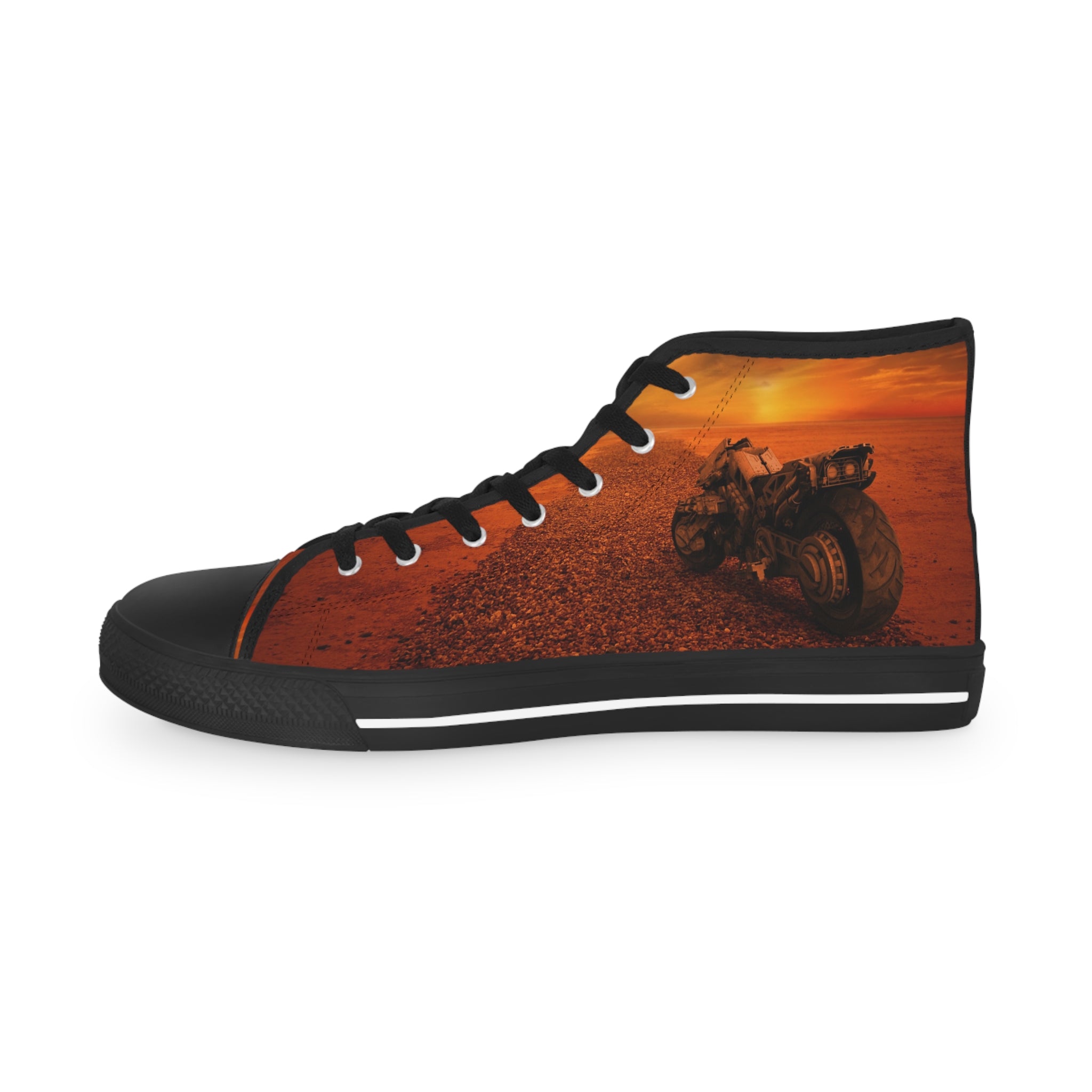 Viringee Sunset Scene Men's High Top Sneakers