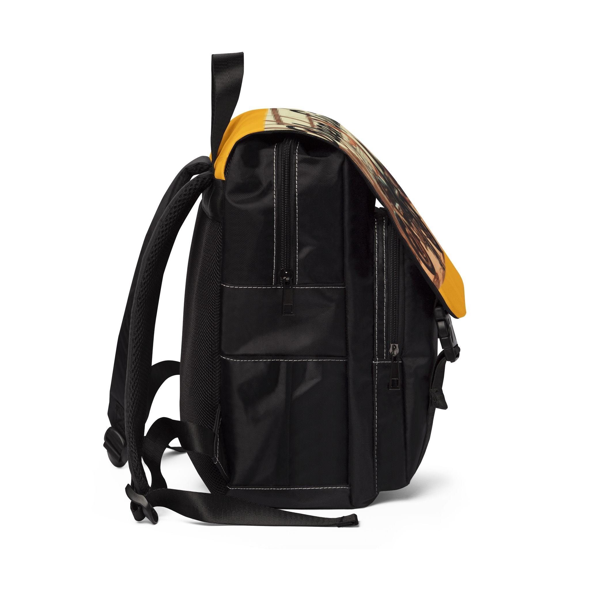 Viringee Biker Girl Unisex Shoulder Backpack