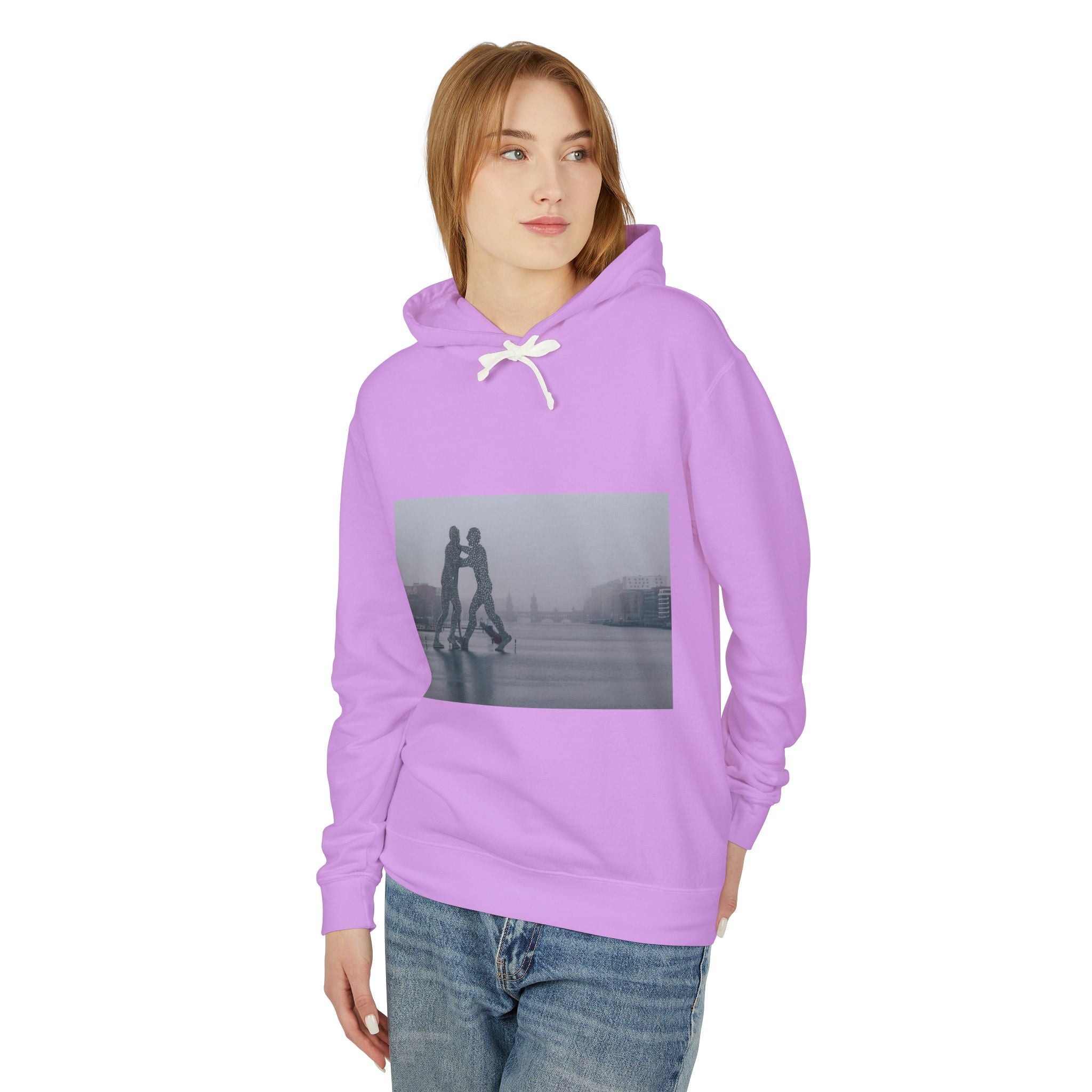 Viringee Molecule Man Unisex Lightweight Hooded Sweatshirt