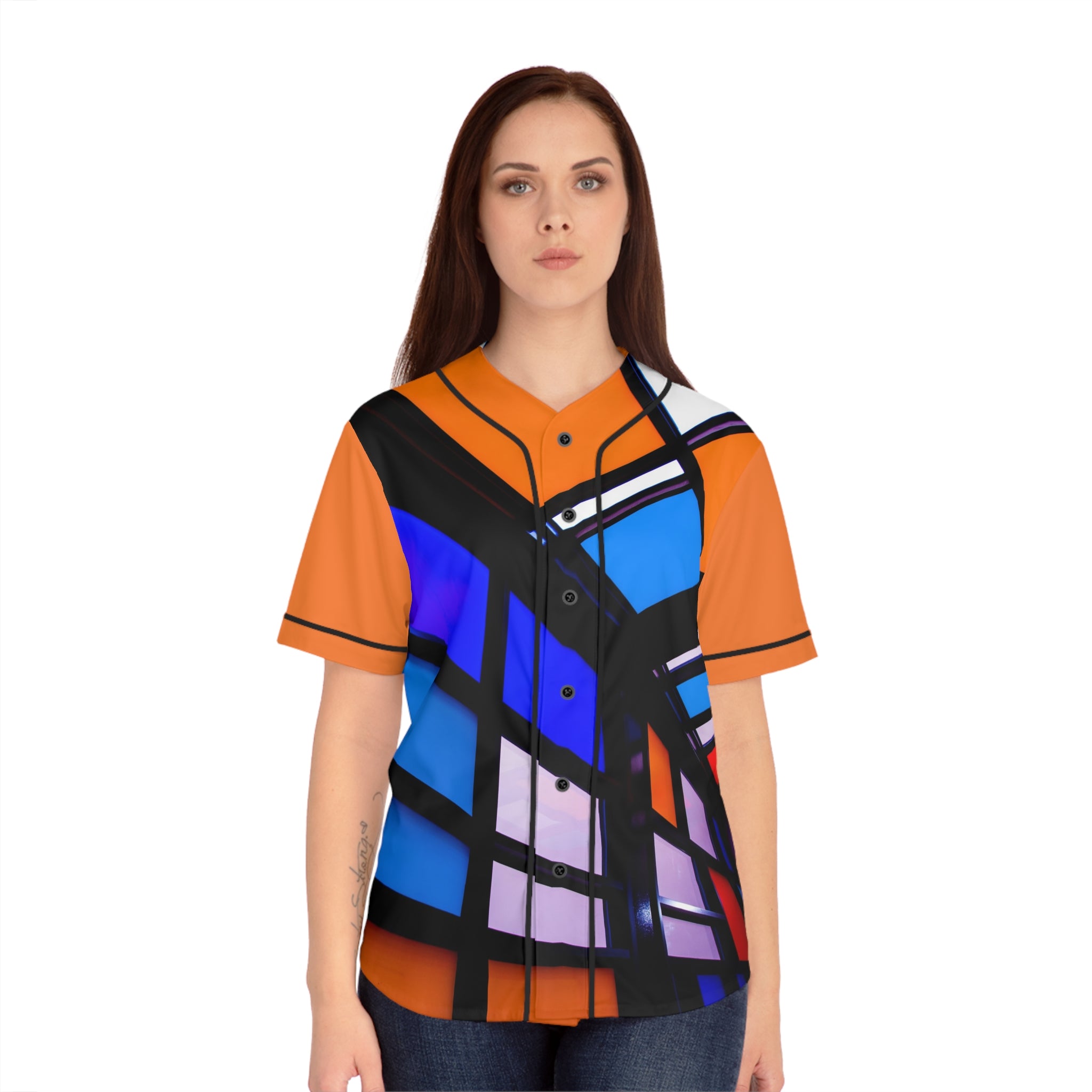 Viringee Women's Blue Mosaic Shirt