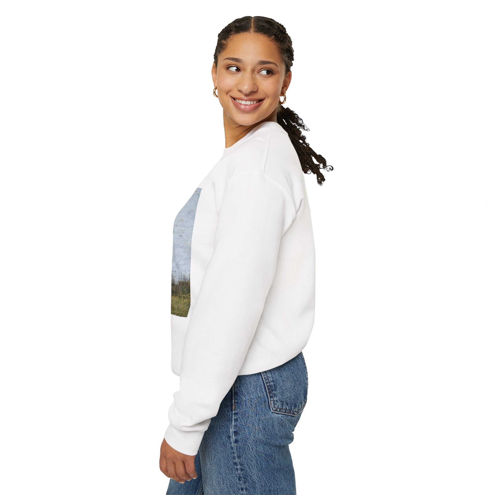 Viringee Pumpkin-Head Unisex Crewneck Sweatshirt