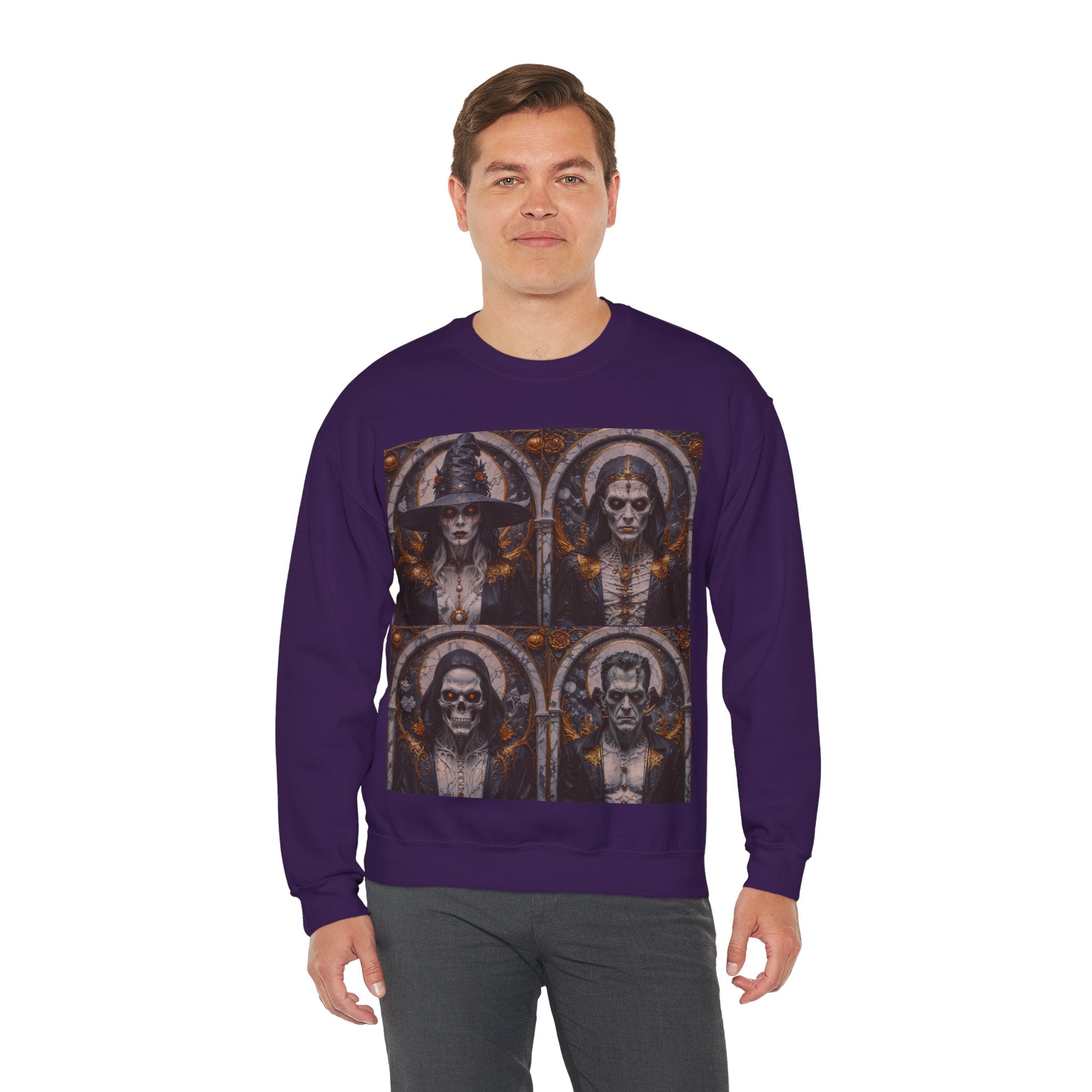 Viringee Gothic Art Halloween Crewneck Sweatshirt