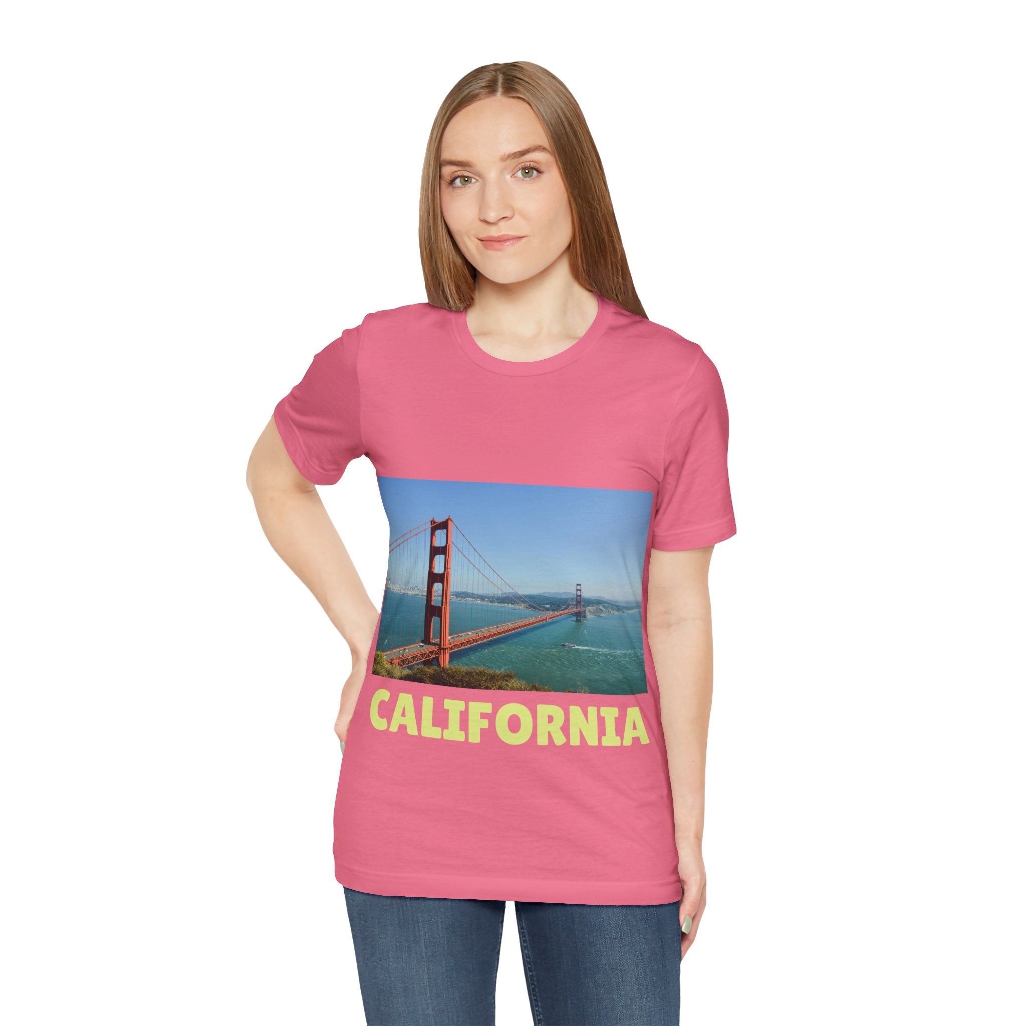 Viringee California Golden Gate Bridge Graphic T-shirt