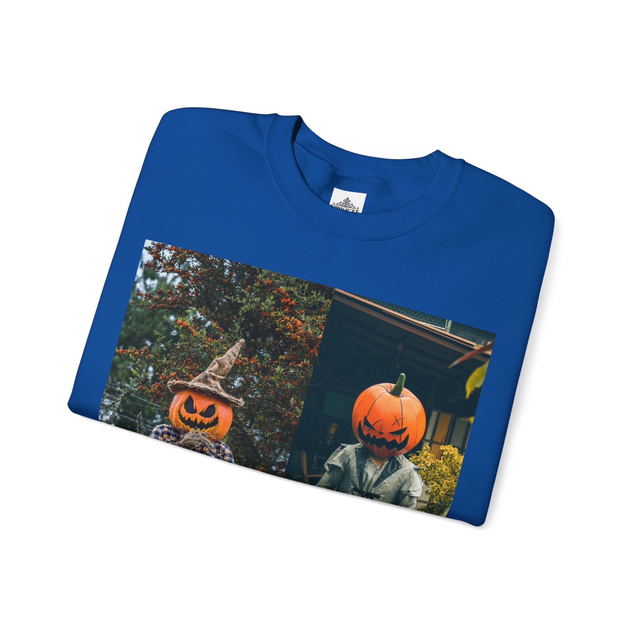 Viringee Pumpkin Duo Crewneck Sweatshirt