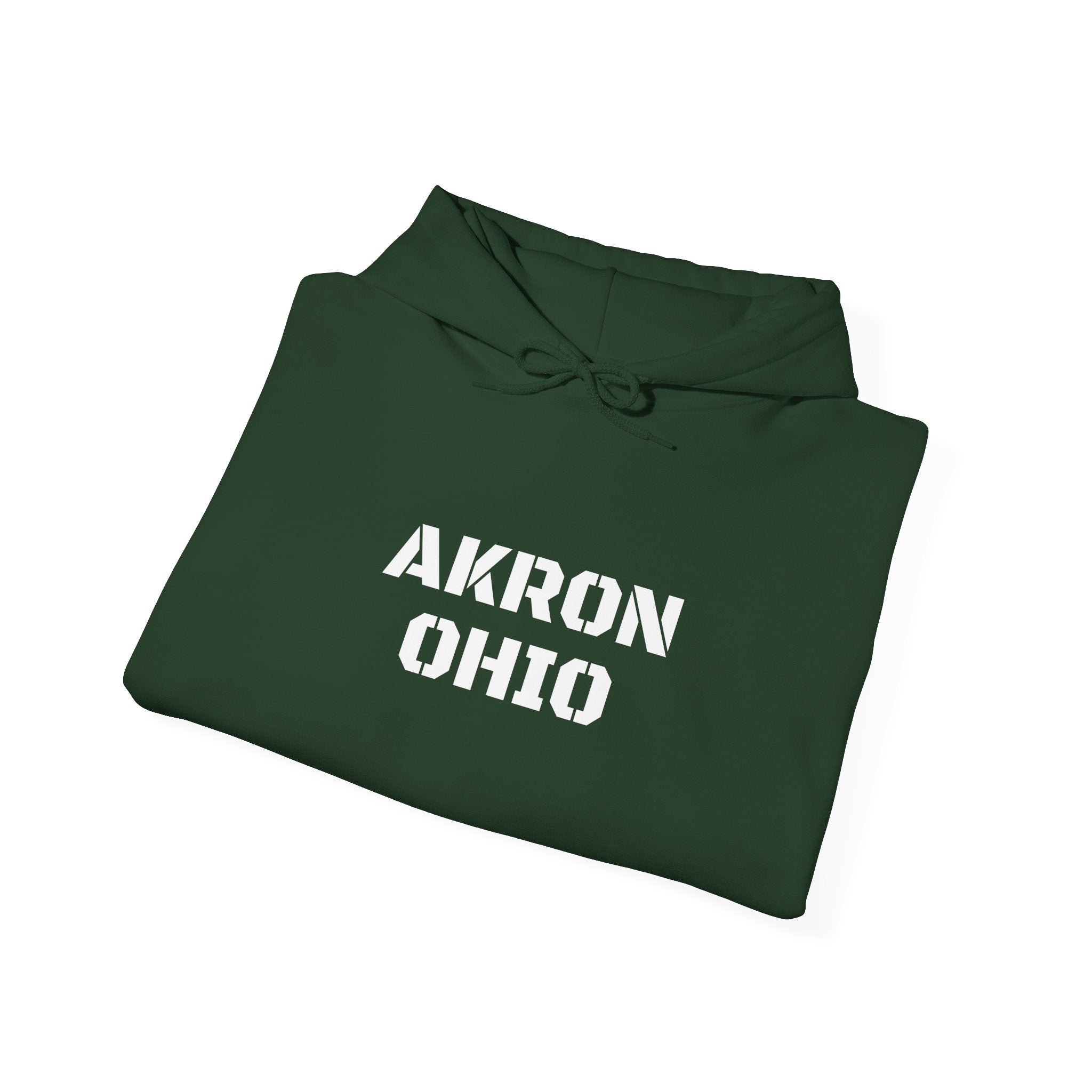 Viringee Akron Ohio Unisex Heavy Blend Hooded Sweatshirt