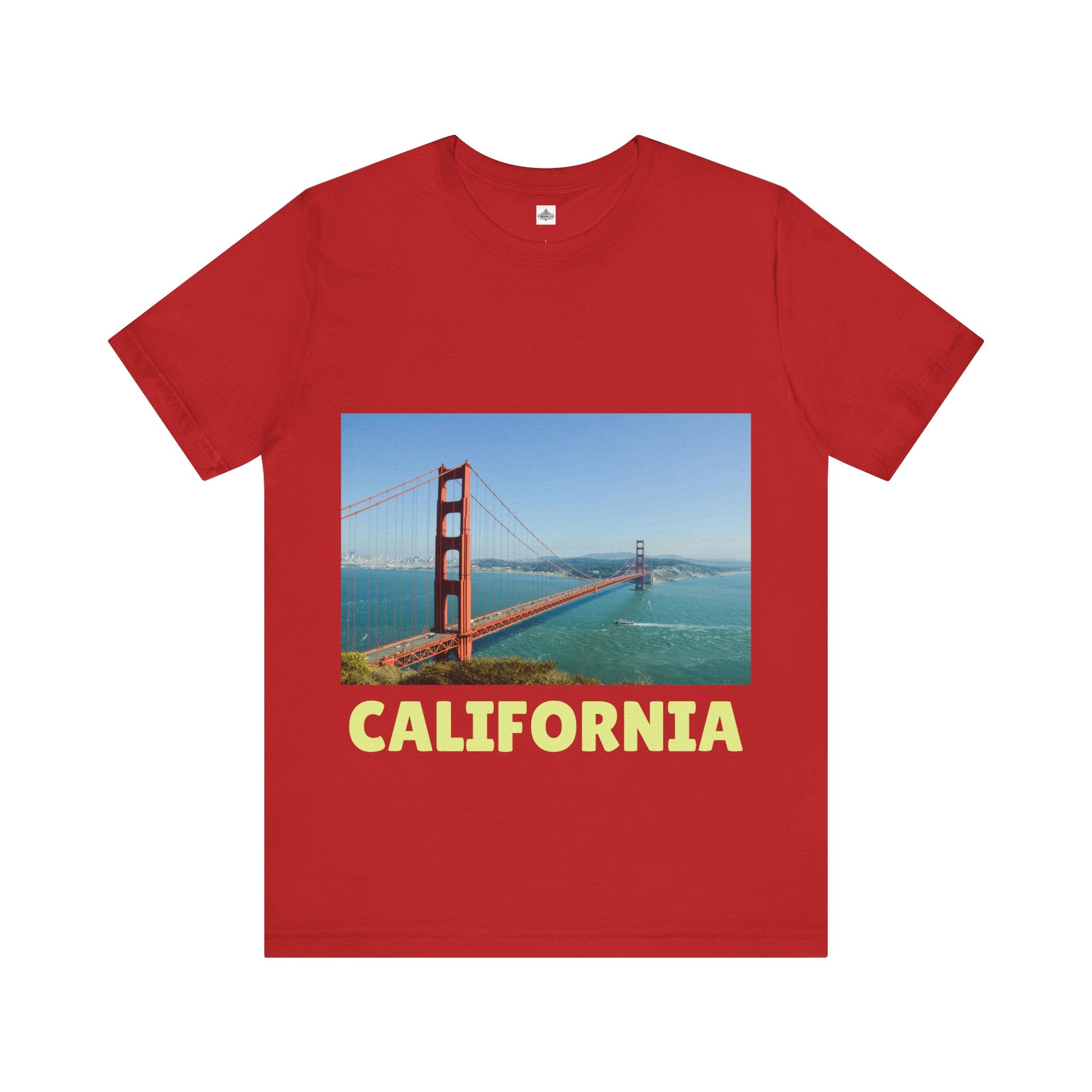 Viringee California Golden Gate Bridge Graphic T-shirt