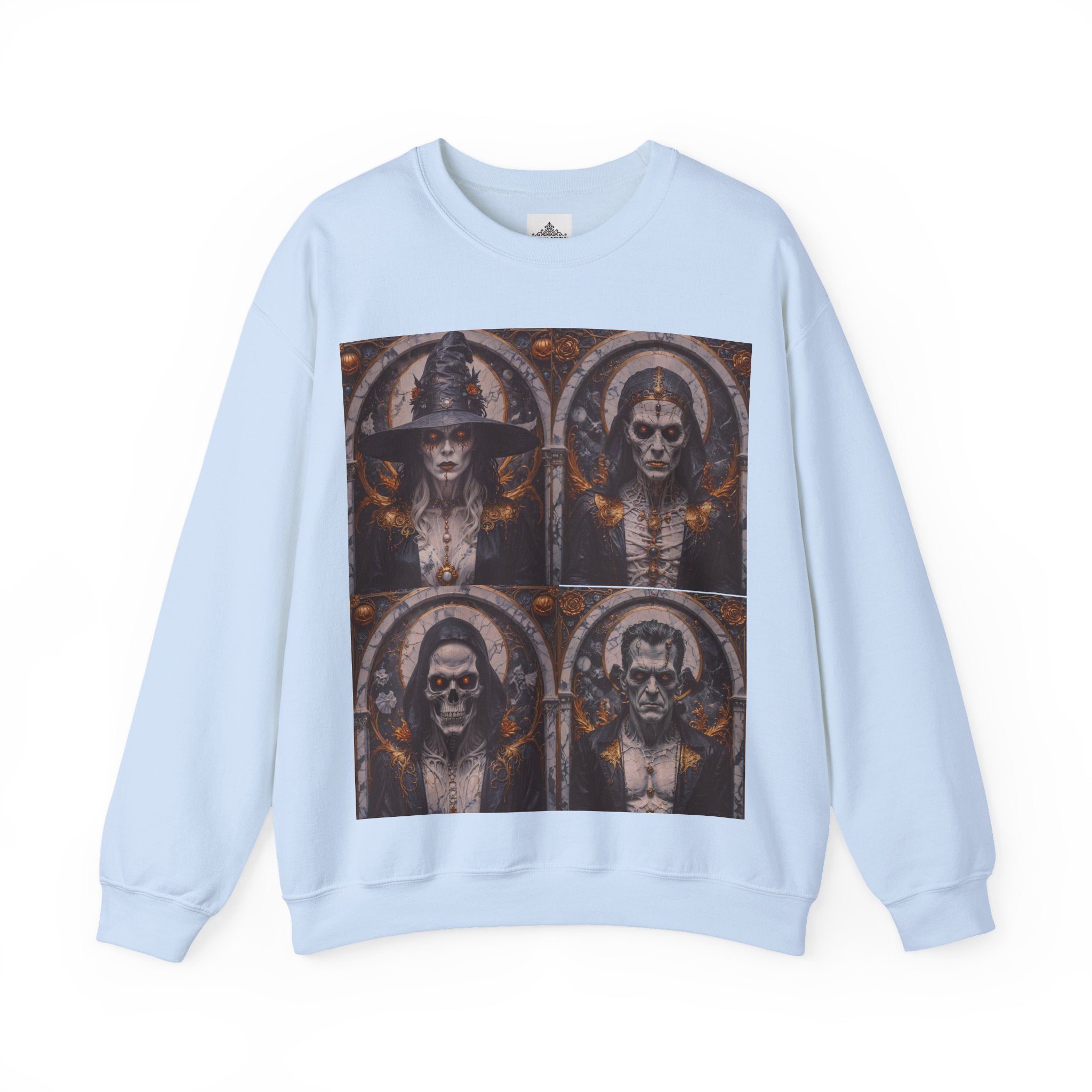 Viringee Gothic Art Halloween Crewneck Sweatshirt