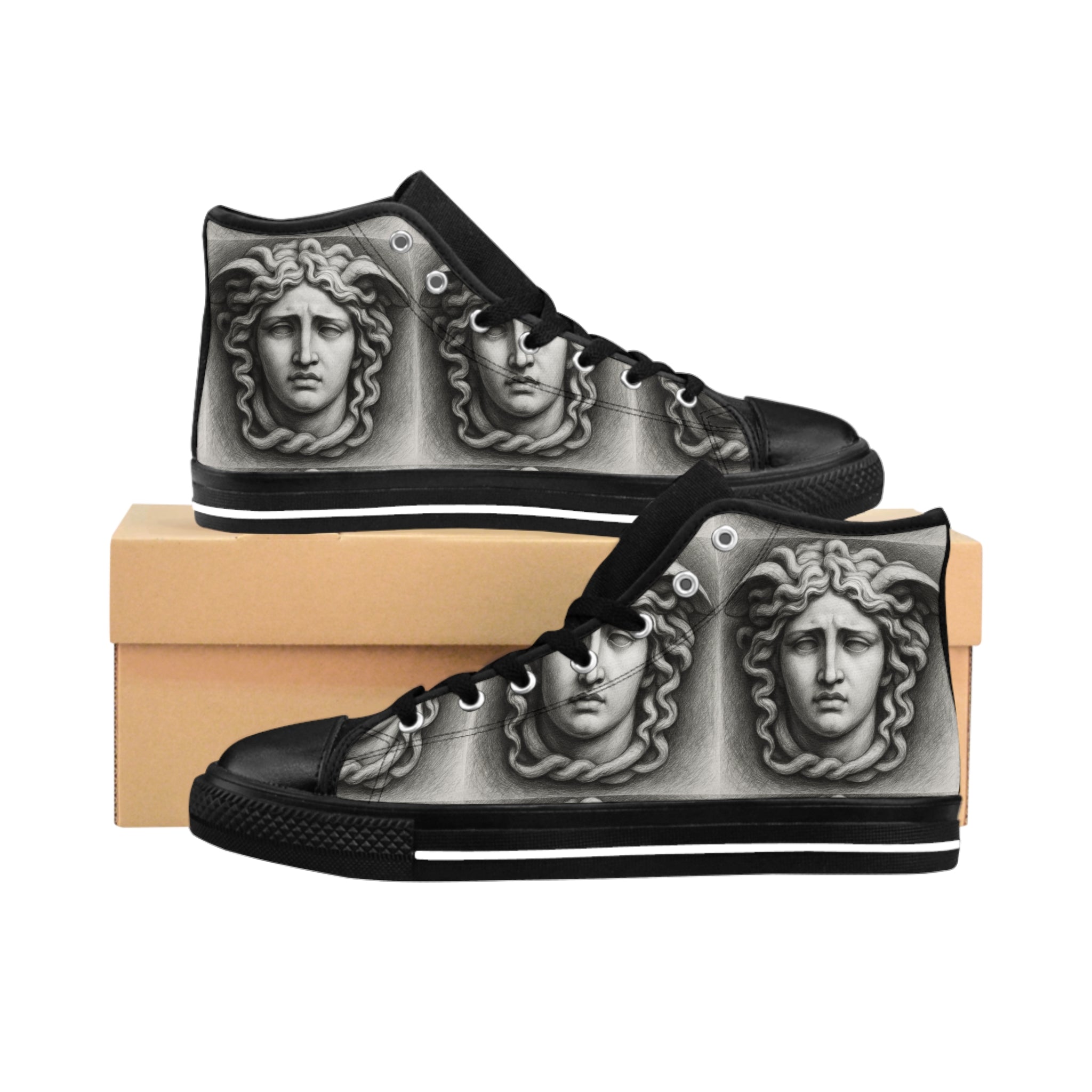 Viringee Medusa High-Top Sneakers for the mysterious woman