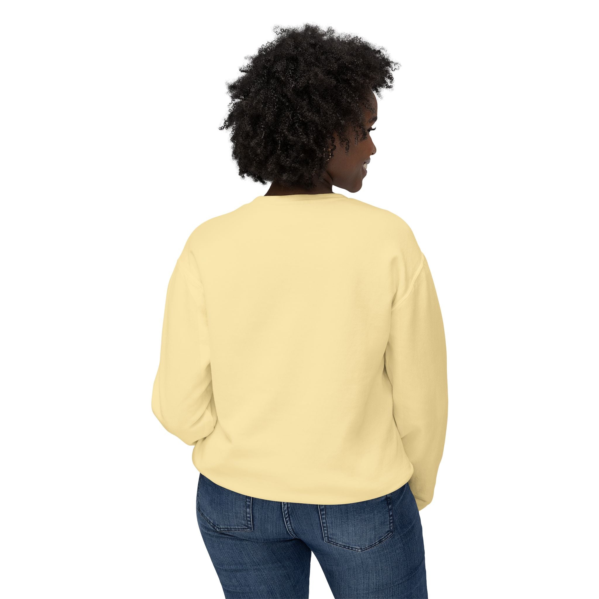 Viringee Cat Silhouette Unisex Lightweight Sweatshirt