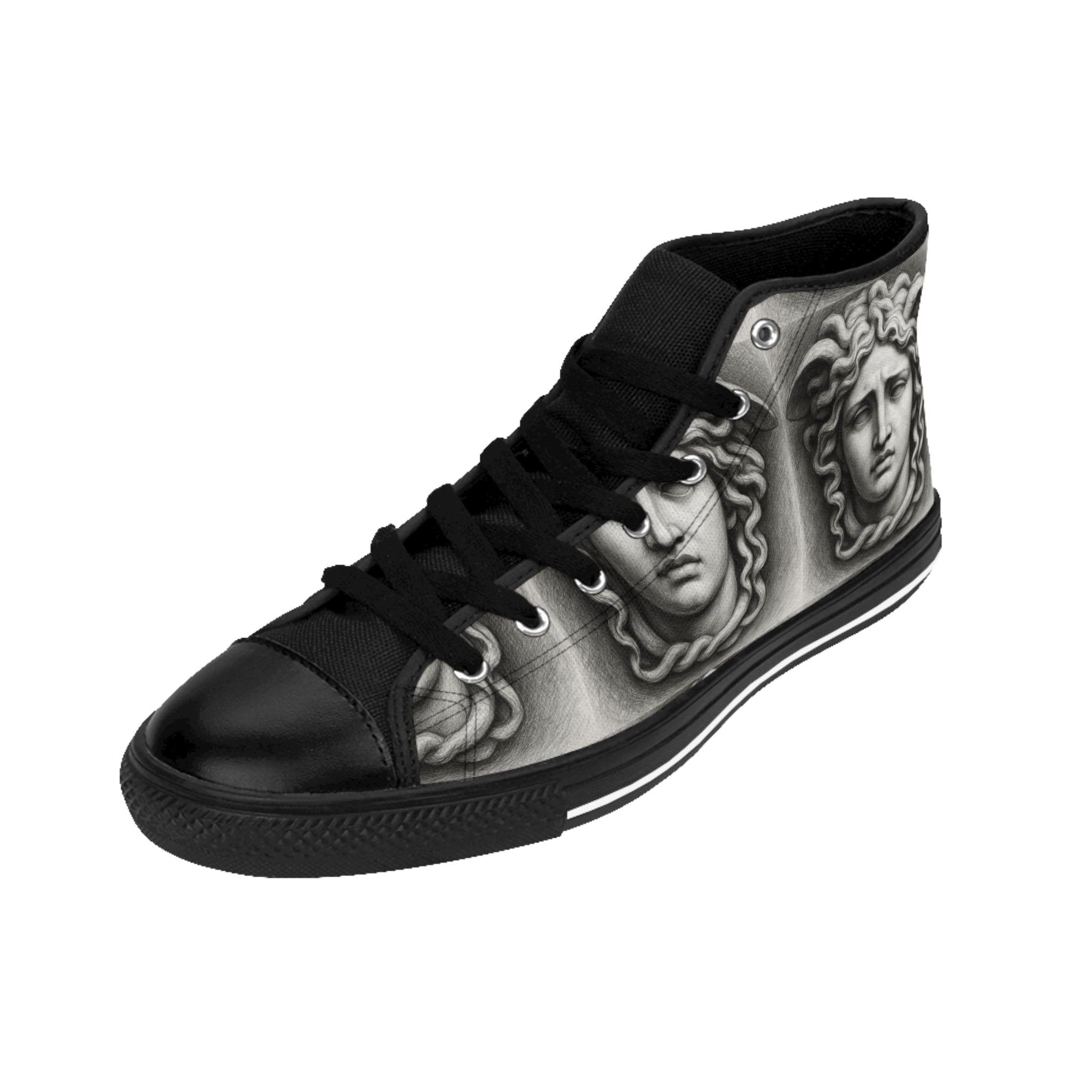 Viringee Medusa High-Top Sneakers for the mysterious woman