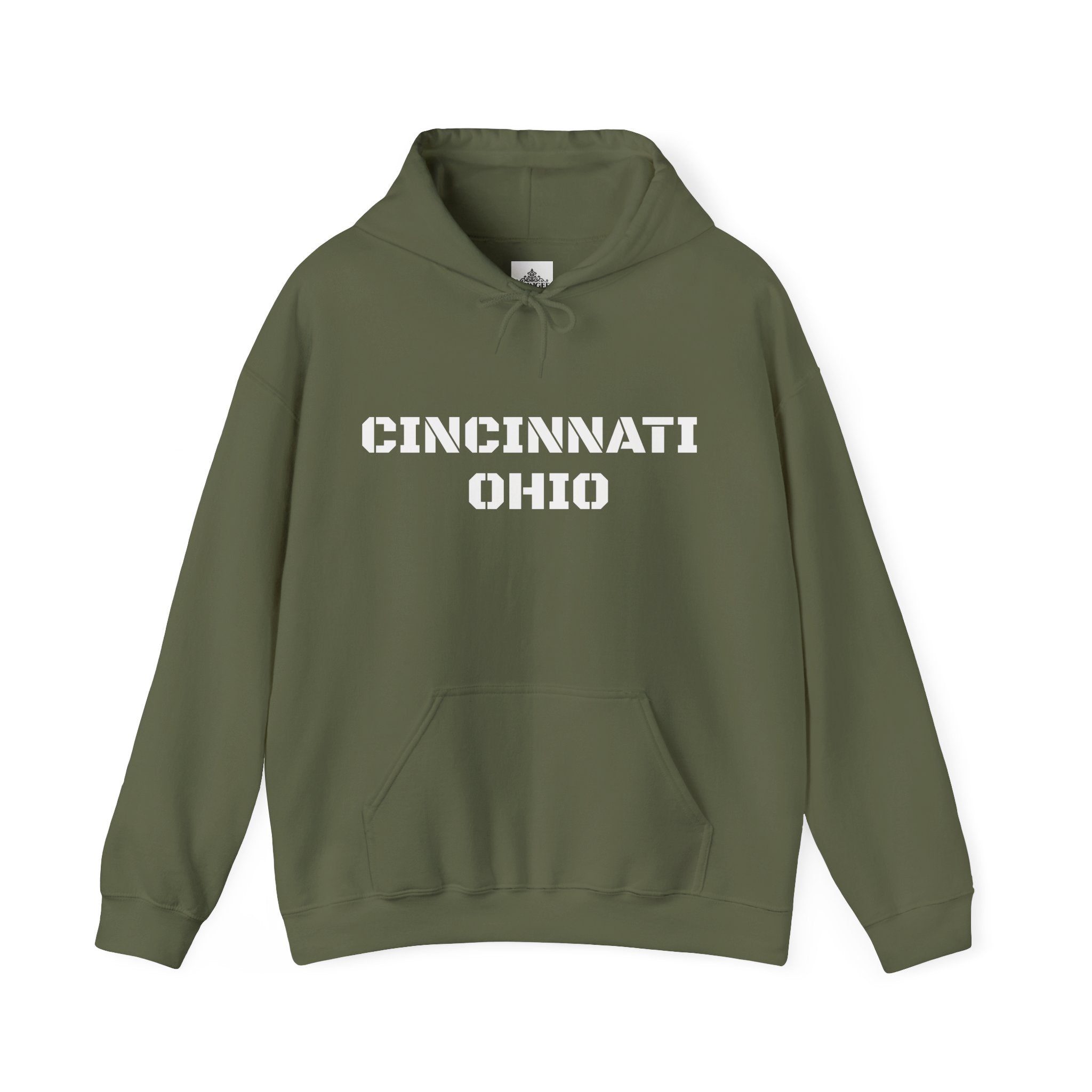 Viringee Cincinnati streetwear hoodie in classic fit with kangaroo pocket