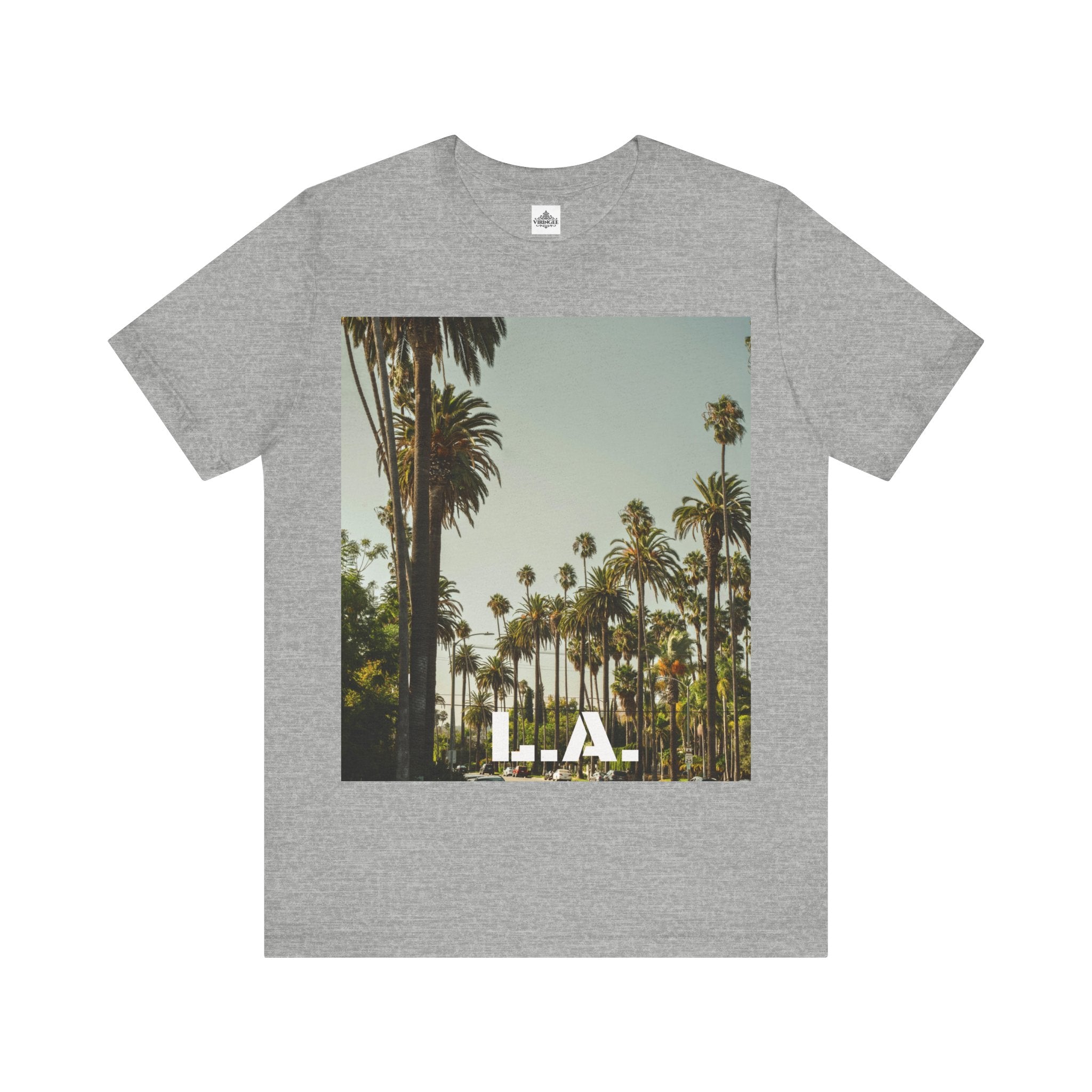 Viringee LA Palm Unisex Trees Graphic T-shirt