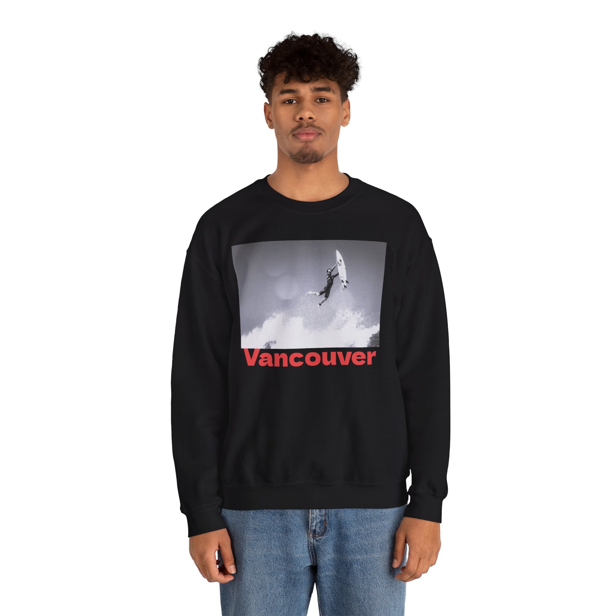 Viringee Vancouver Surf Crewneck Unisex Sweatshirt