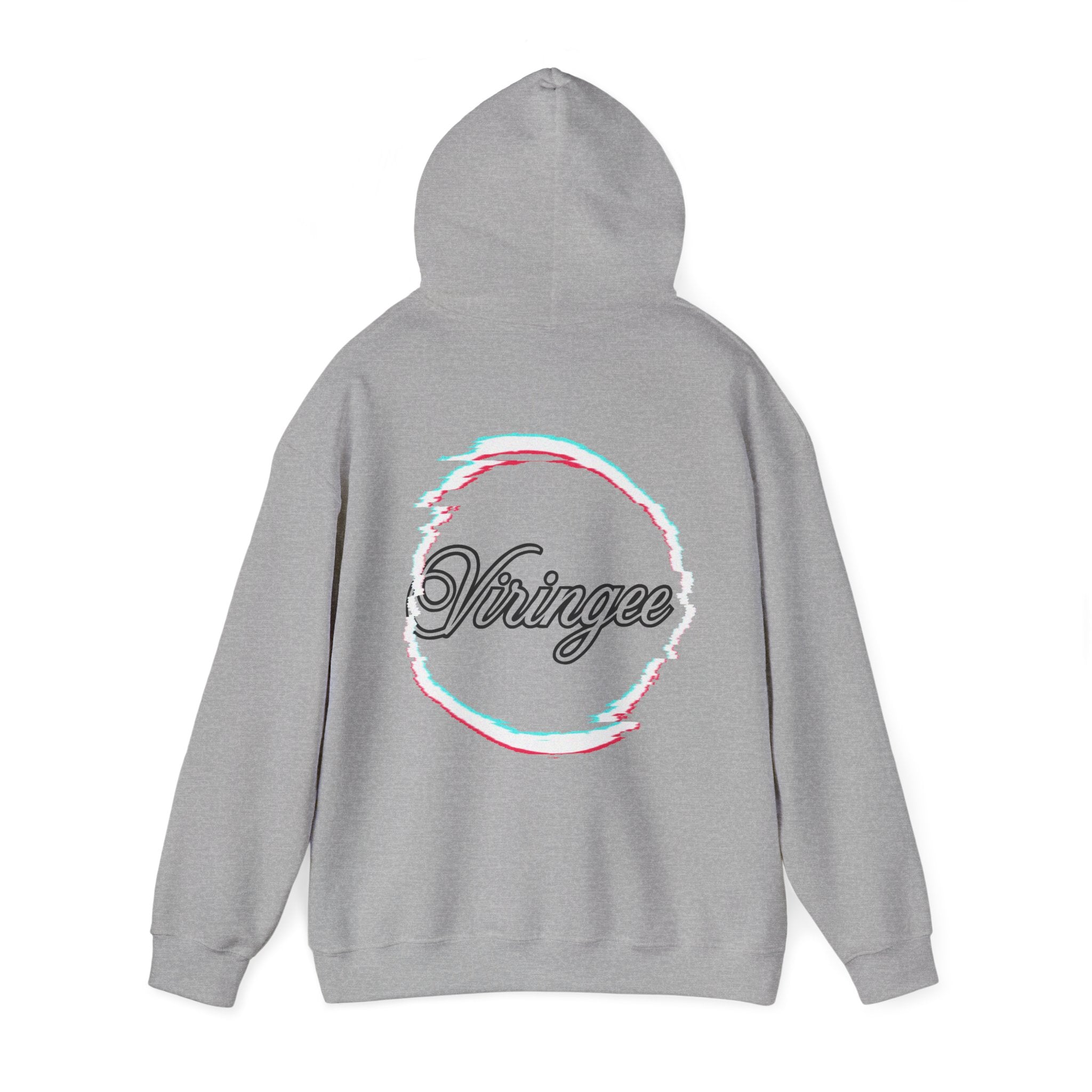 Viringee Analog Back Script Hoodie