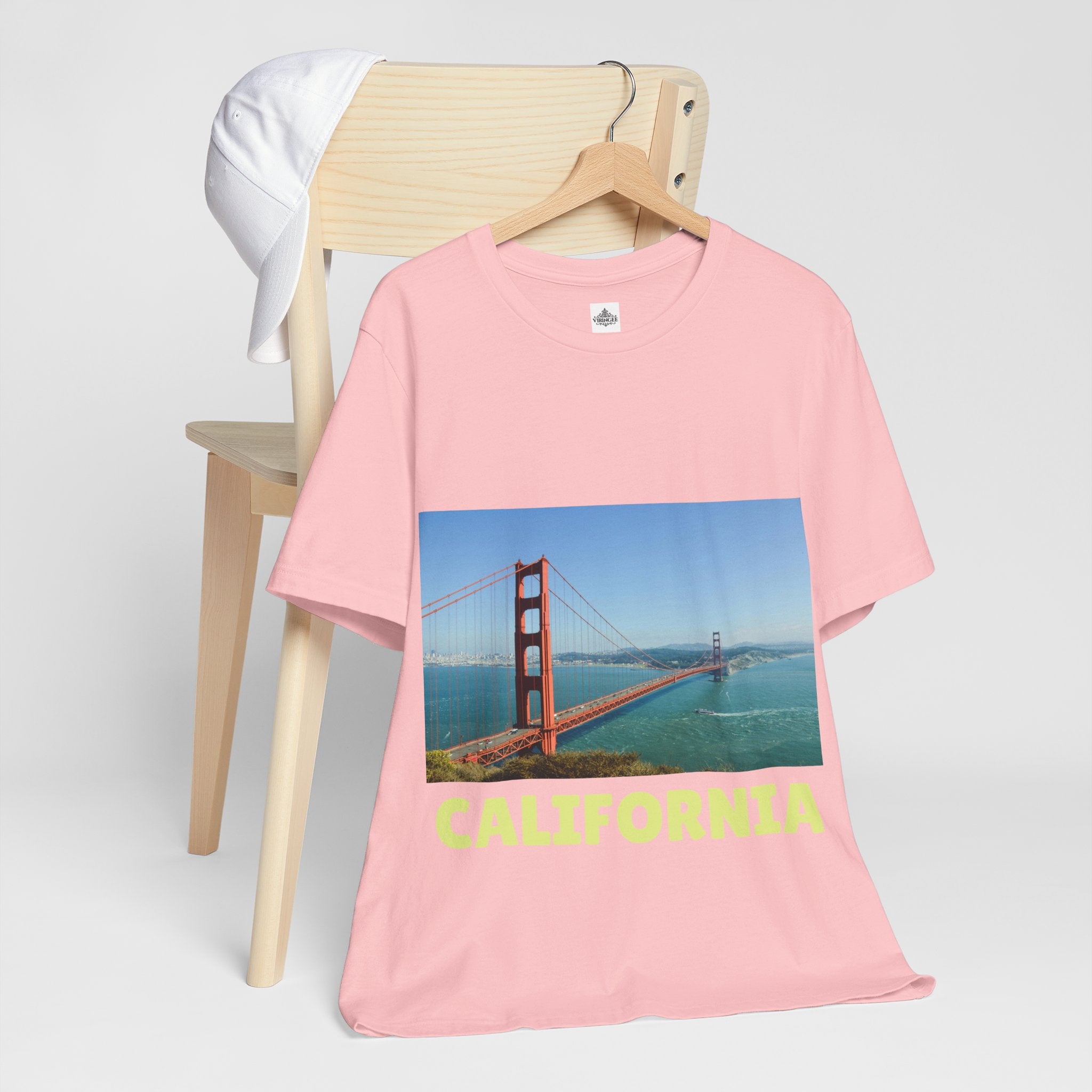 Viringee California Golden Gate Bridge Graphic T-shirt