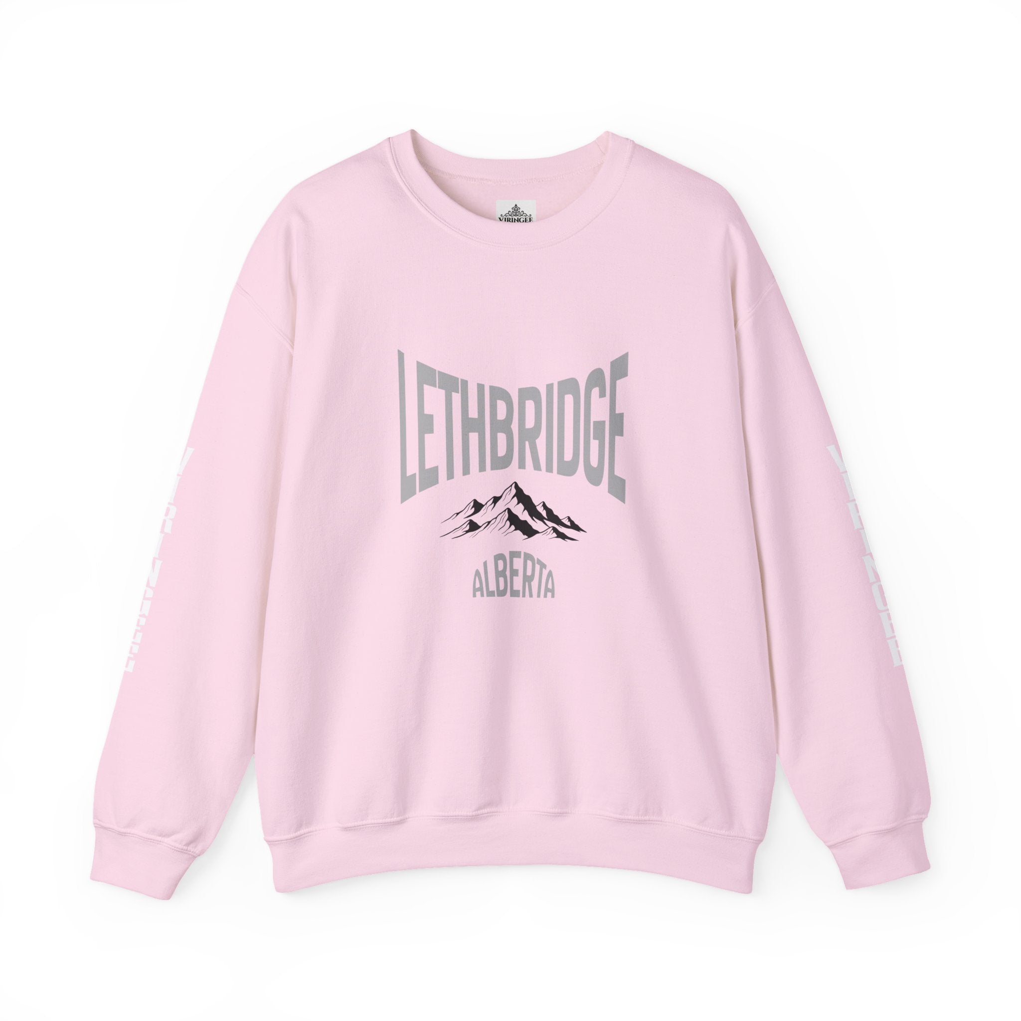 Viringee Lethbridge Alberta Mountain Crewneck Sweatshirt