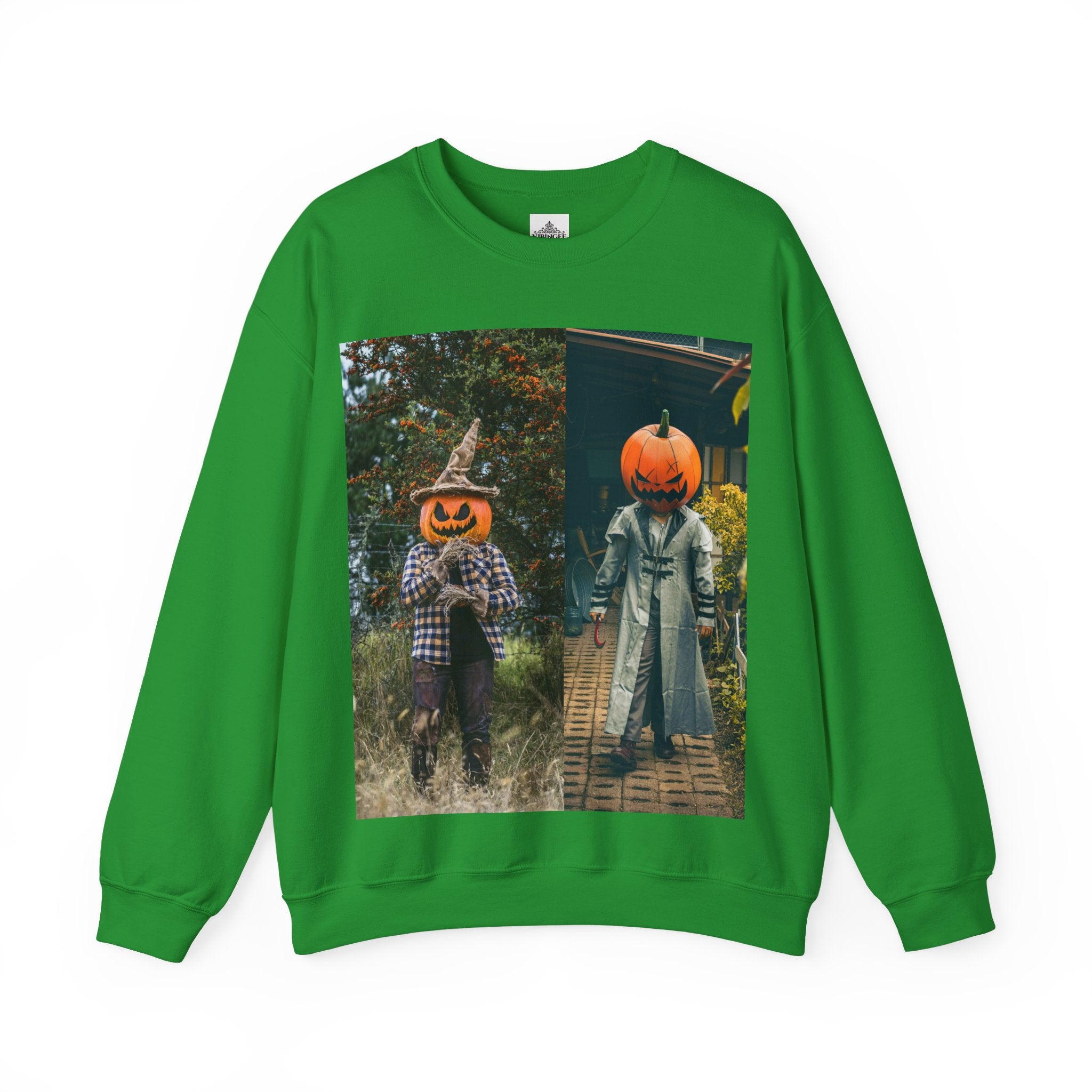 Viringee Pumpkin Duo Crewneck Sweatshirt