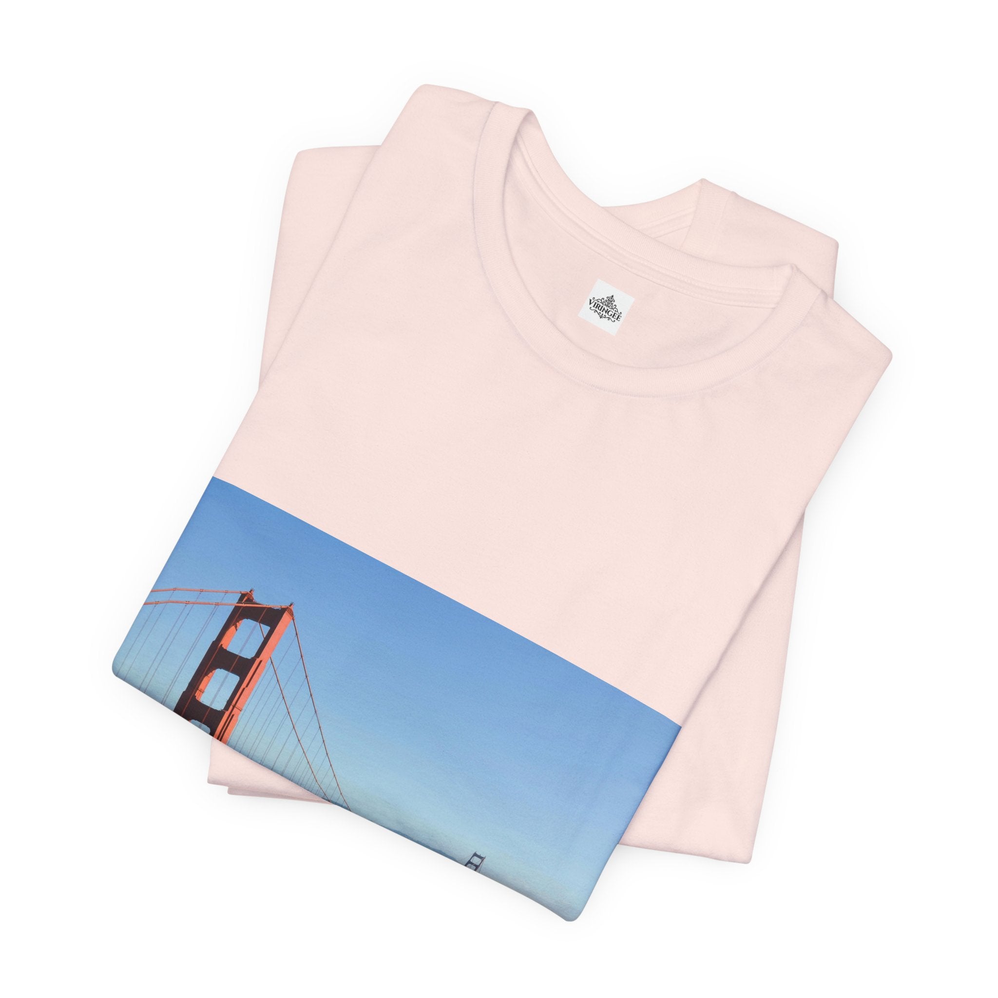 Viringee California Golden Gate Bridge Graphic T-shirt