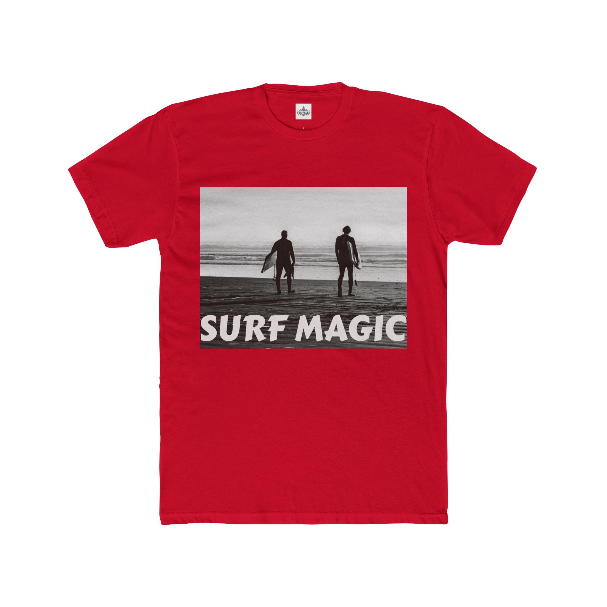 Viringee Surf Magic Unisex Cotton Crew Tee