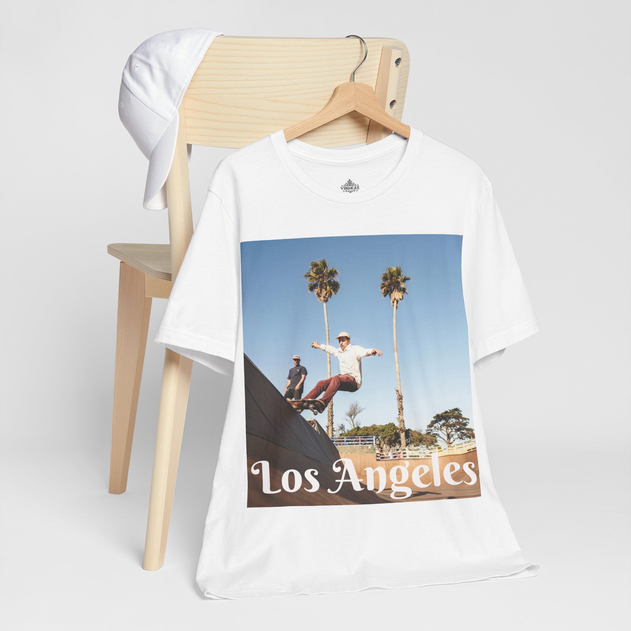 Viringee Los Angeles Skate Vibe Unisex Premium T-Shirt