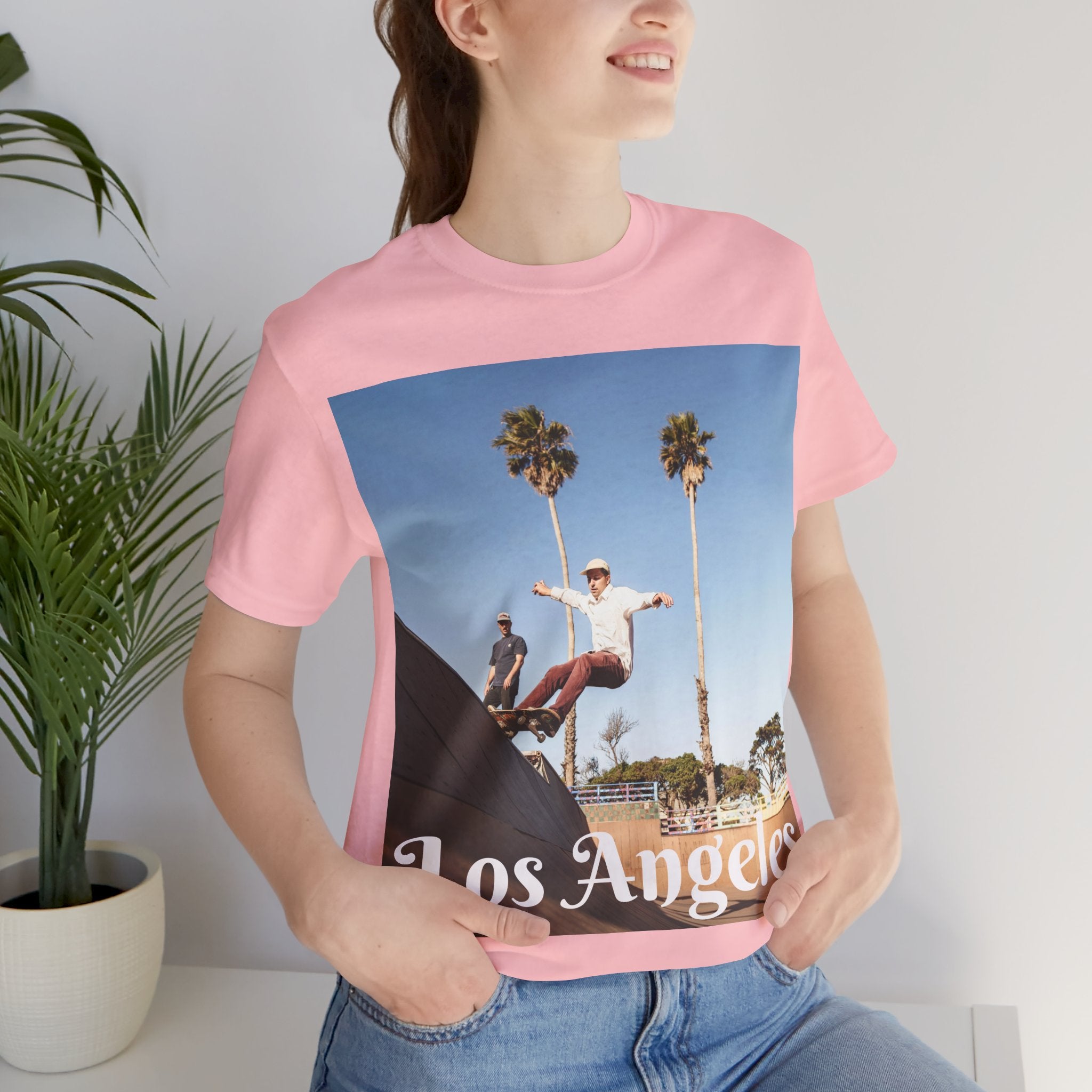 Viringee Los Angeles Skate Vibe Unisex Premium T-Shirt